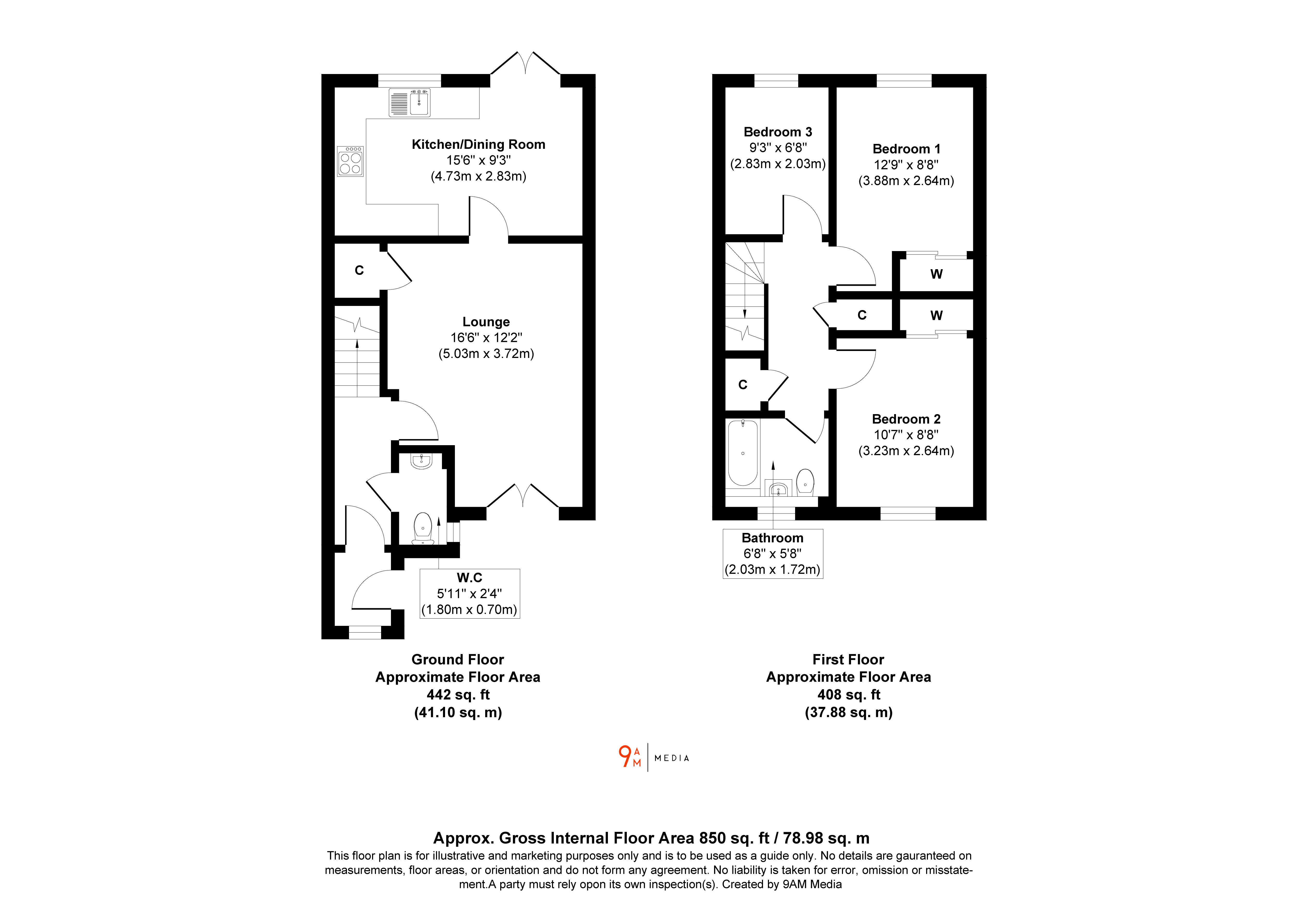 15, Norway Gardens, Dunfermline floorplan