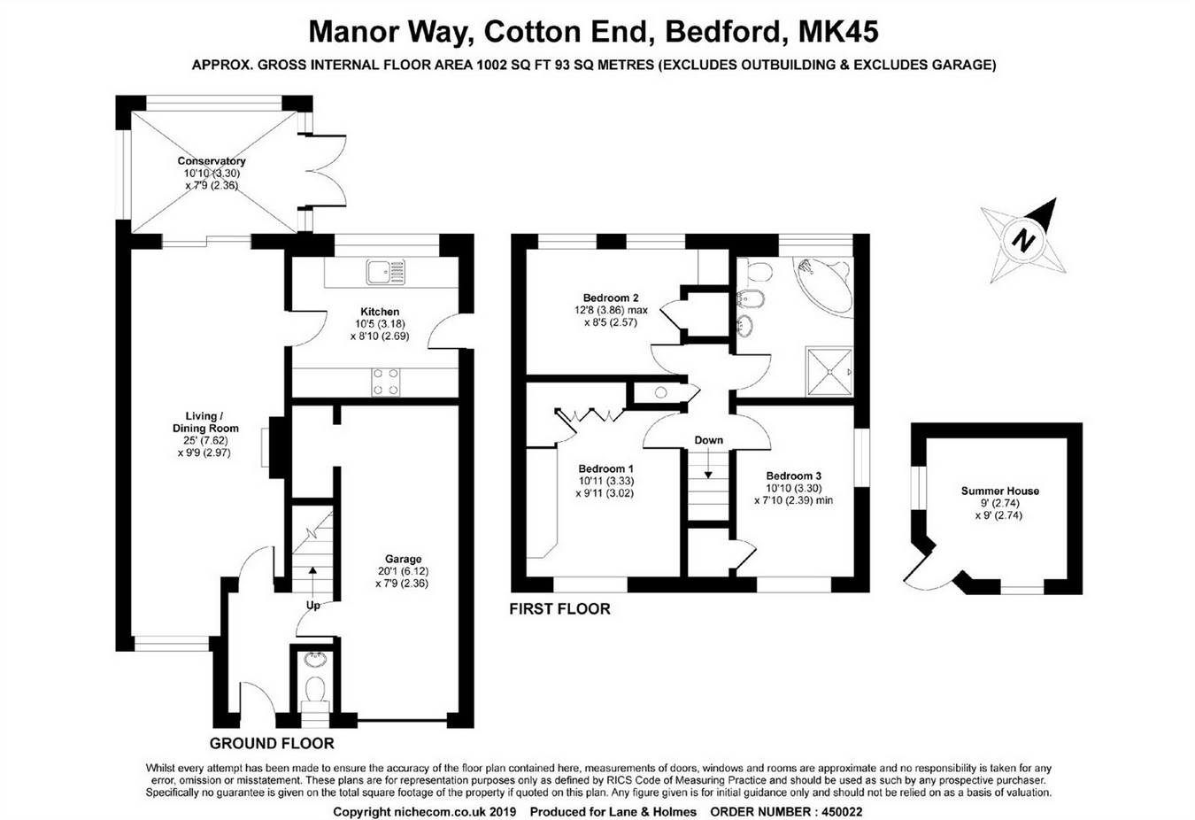3 Bedrooms Detached house for sale in Manor Way, Cotton End, Bedford MK45