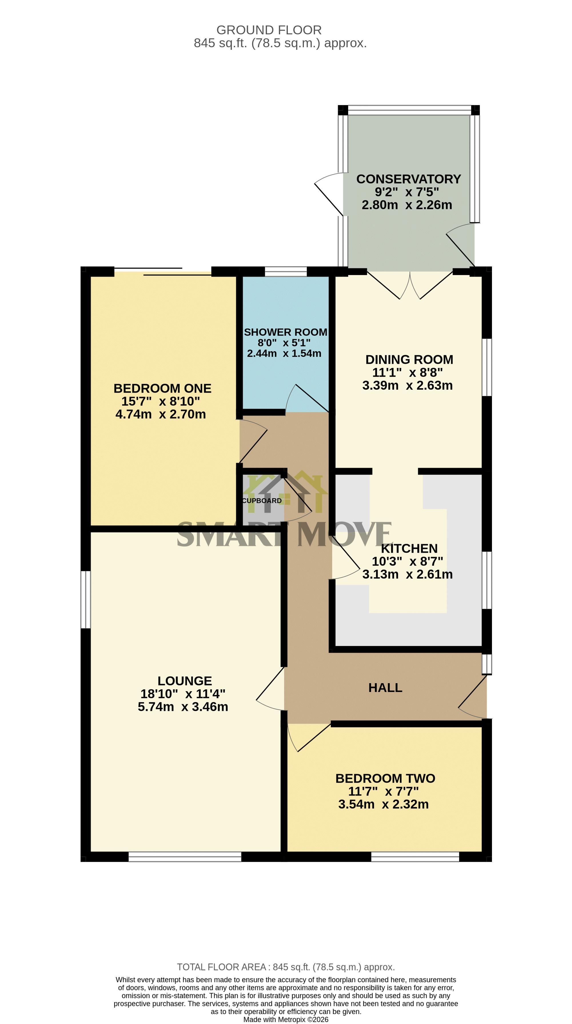 8, Hunter Avenue, Preston floorplan