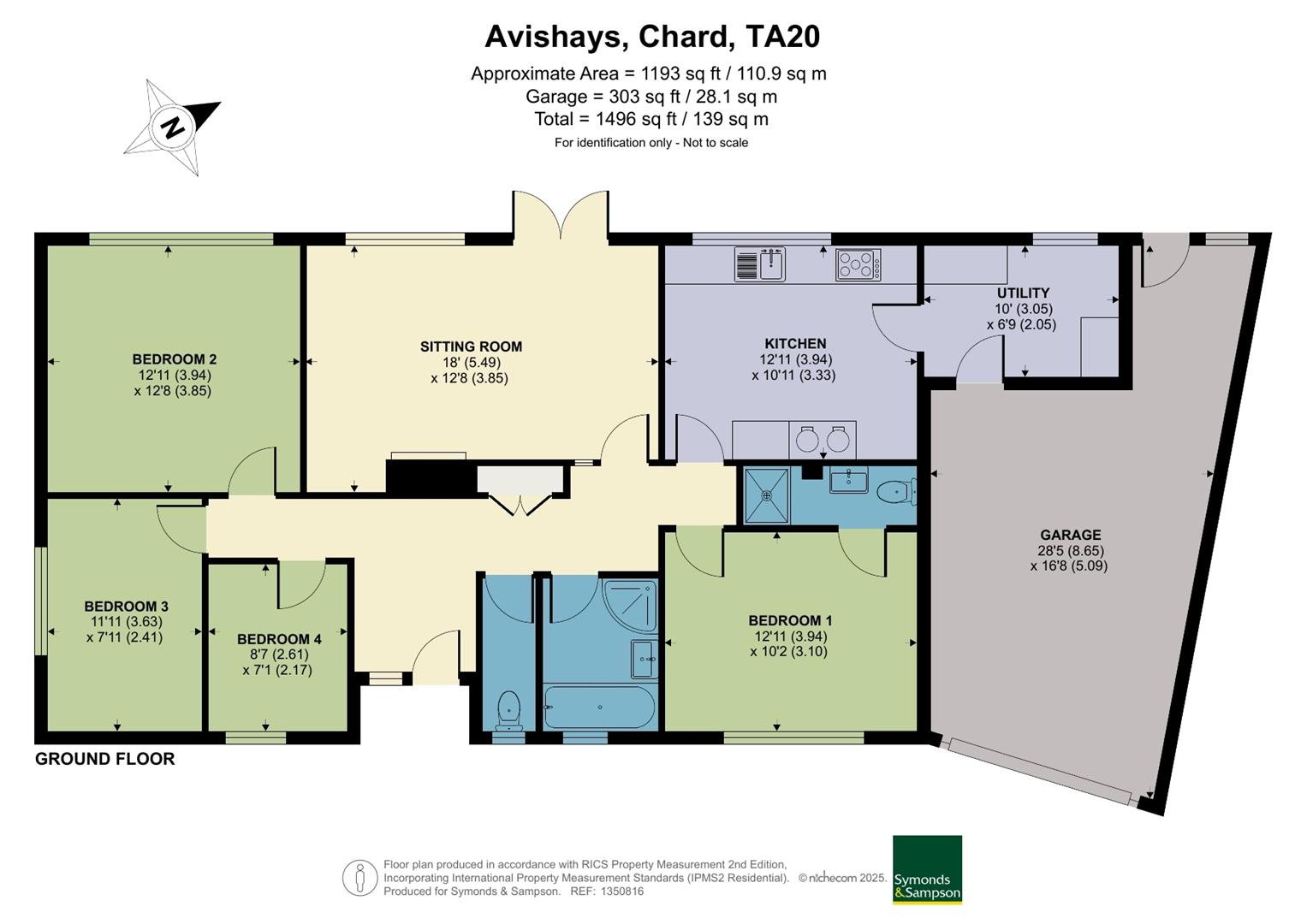 1 Hays Cottages, Chaffcombe floorplan