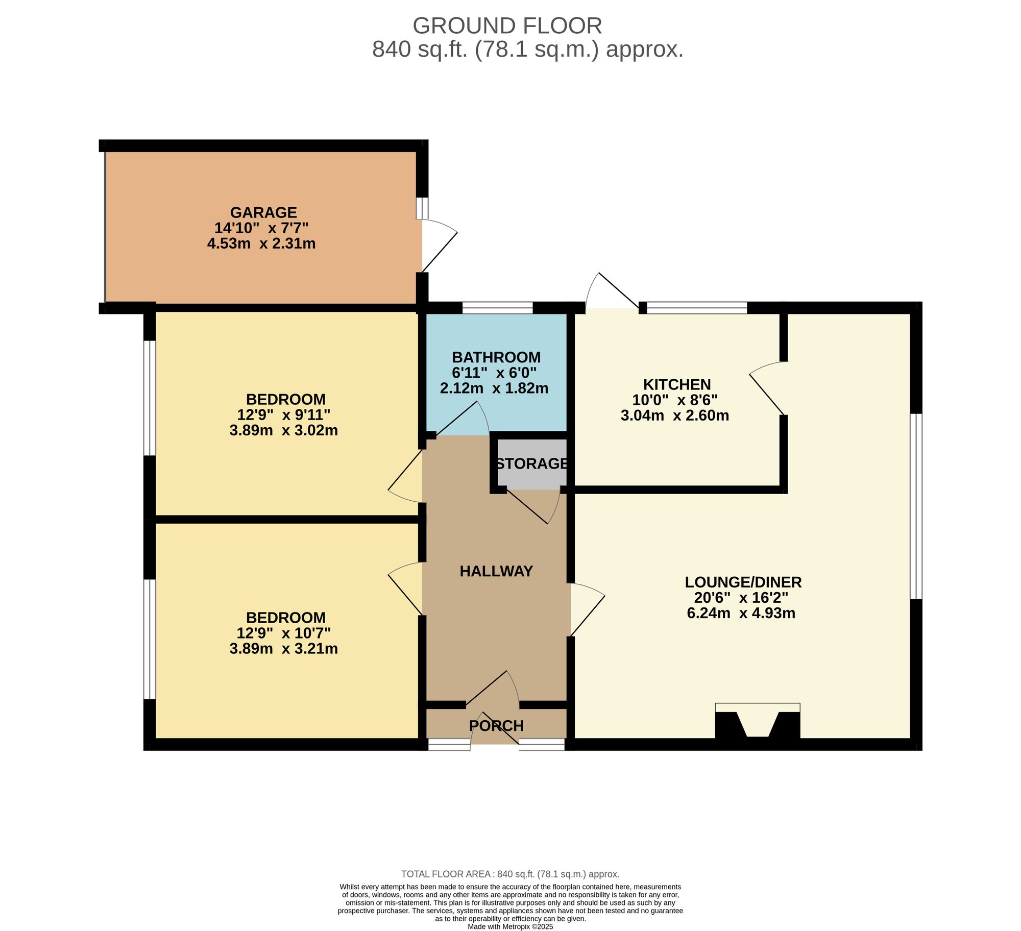 16 Cranwell Avenue, Warrington floorplan
