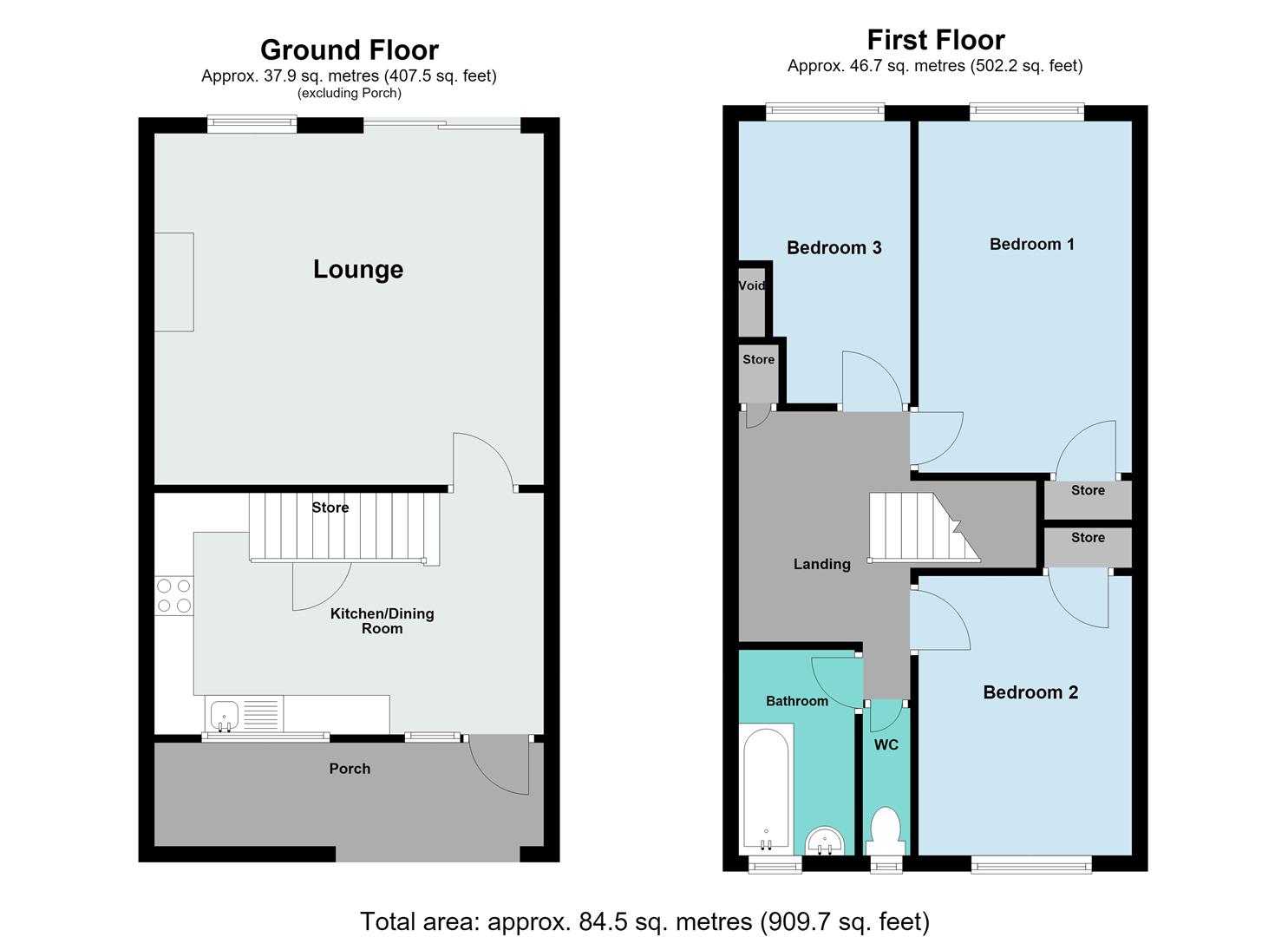 Flat 2, Kensington, Foxwood Grove, Birmingham floorplan