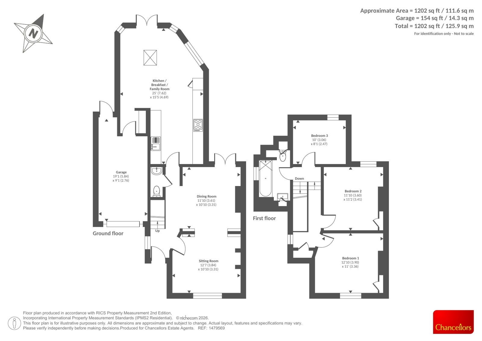 11, The Gardens, Woking floorplan