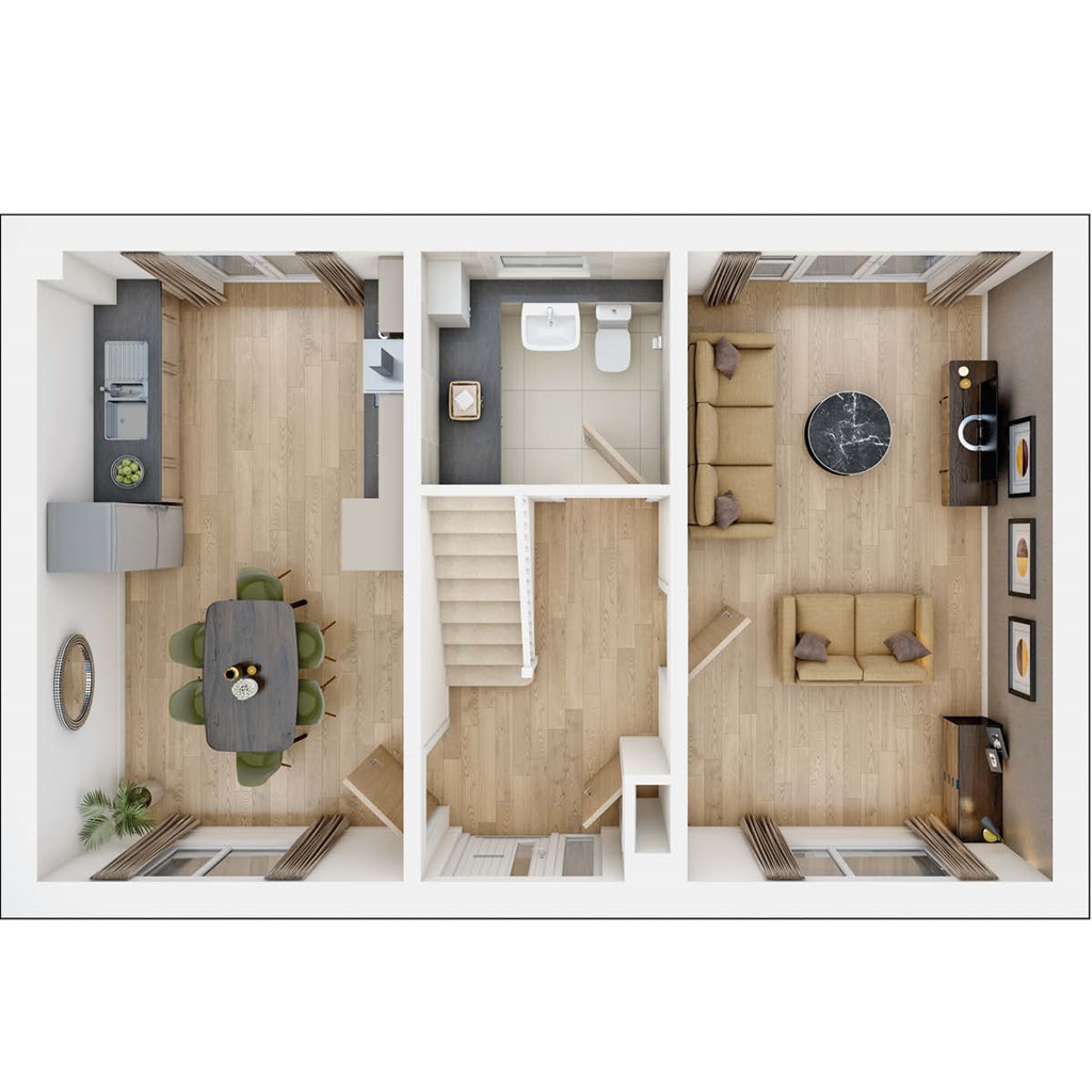 The Carrdale - Plot 302, Swingate Park, Park Farm, New Road, Hellingly, Hailsham floorplan