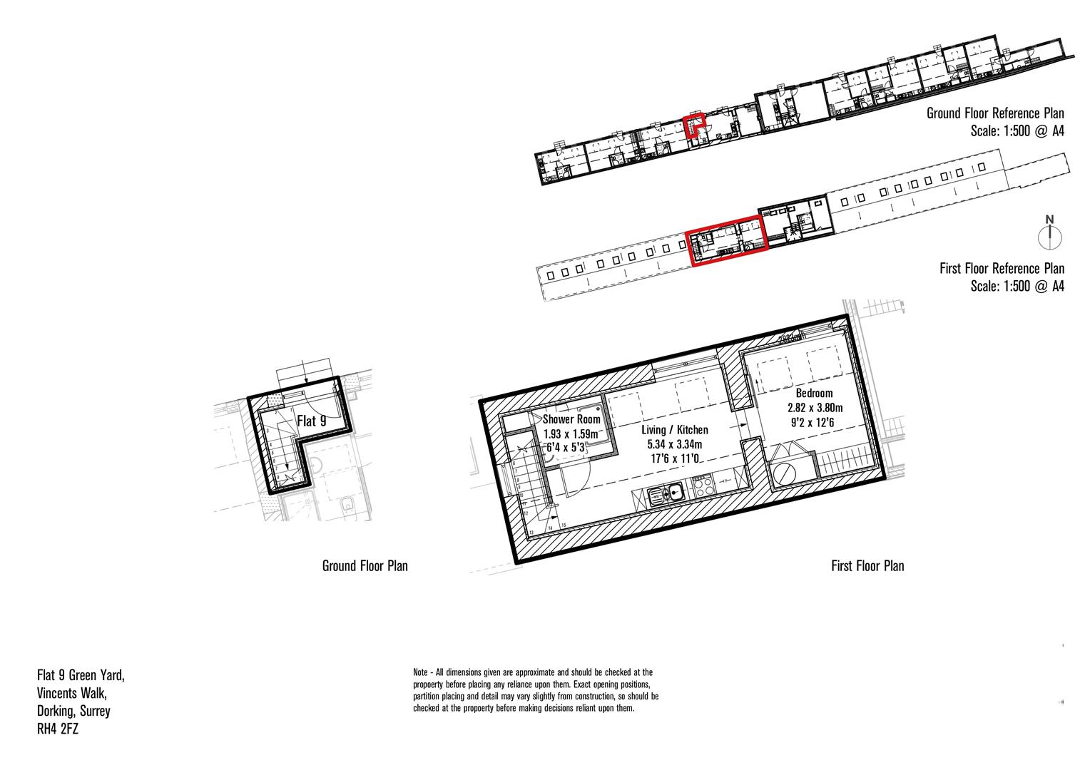 9 Green Yard, Vincent Walk, Dorking floorplan