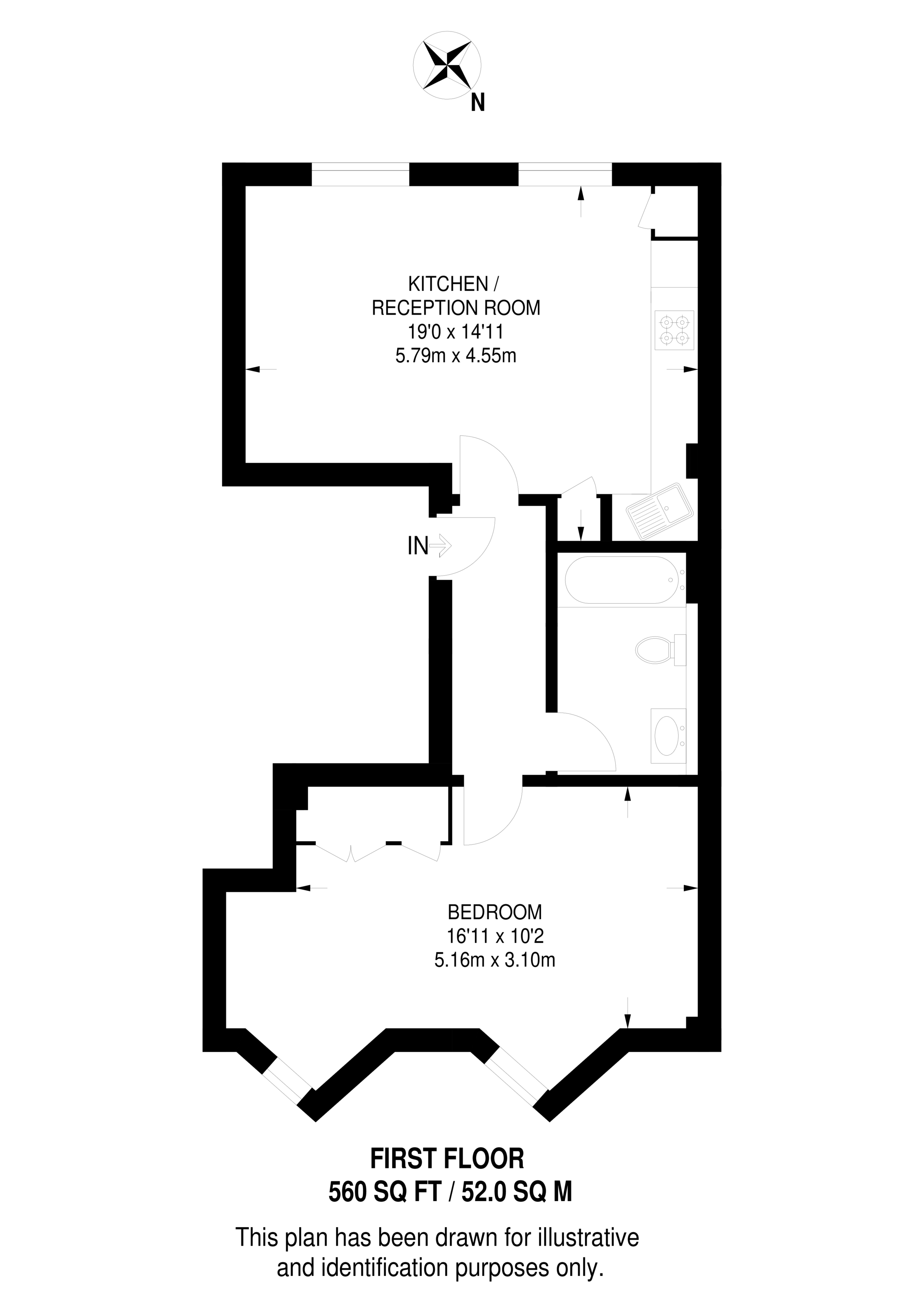 Goswell Road, City floorplan