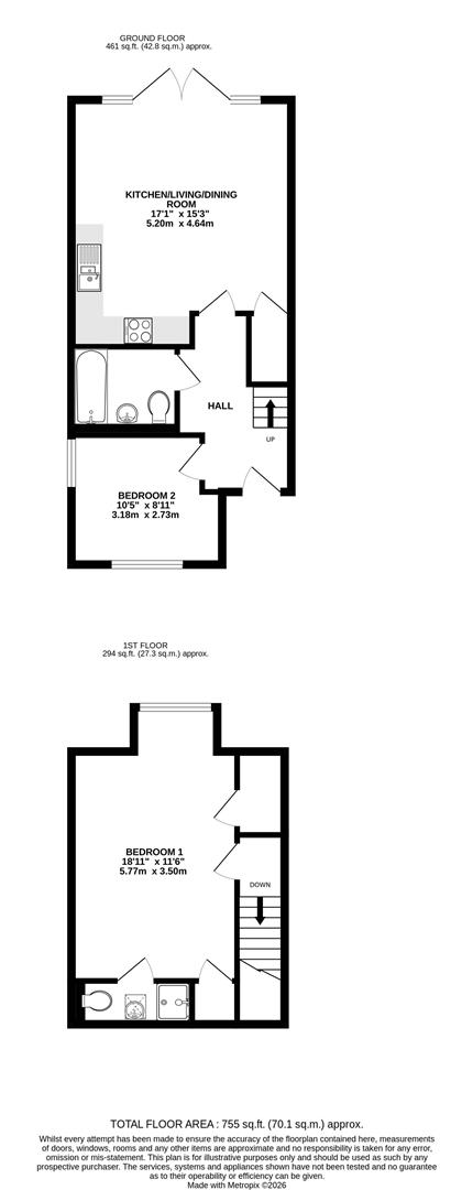 1, Hawthorne Terrace, Hayes floorplan