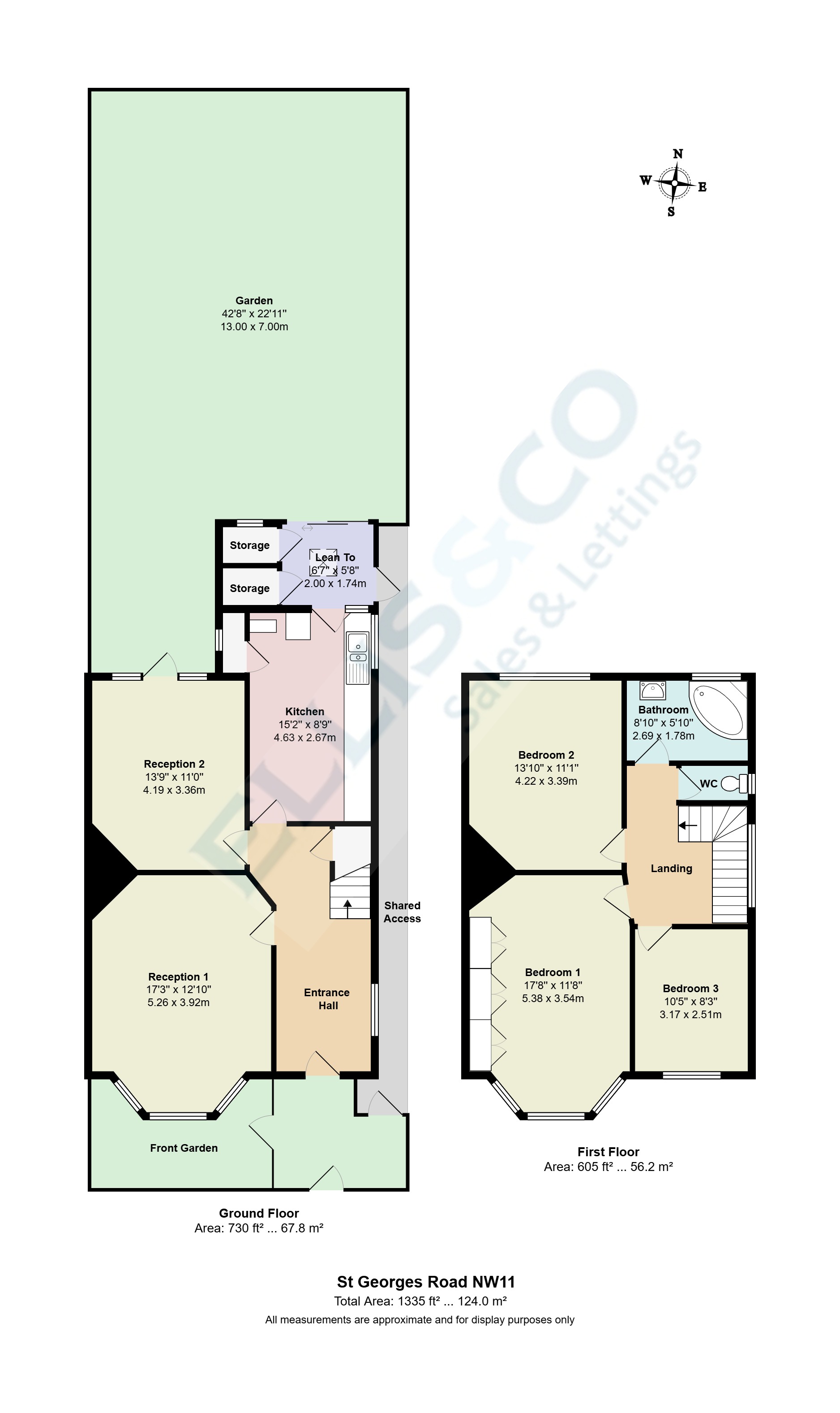 22, St. Georges Road, Golders Green floorplan
