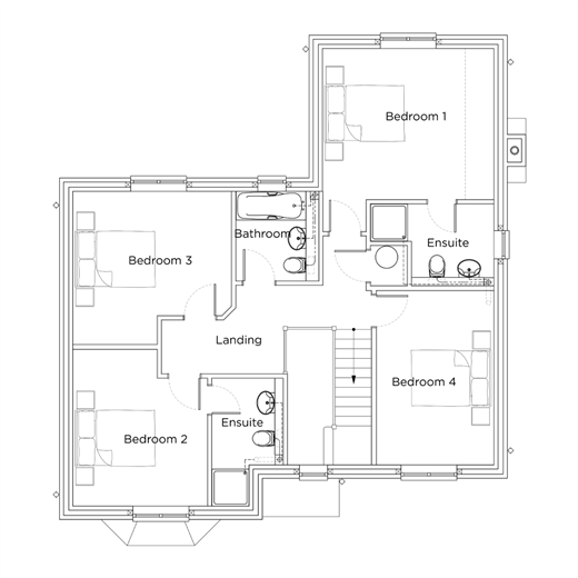 Primrose Drive Ridgewood, Uckfield floorplan