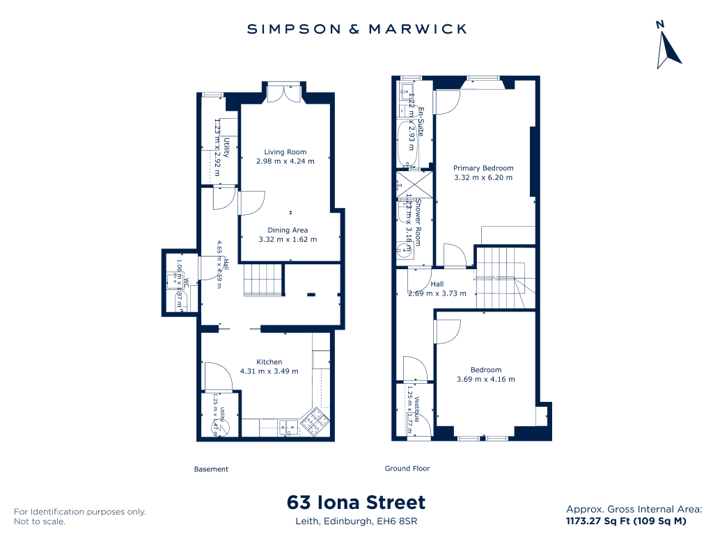 Iona Street, Edinburgh floorplan