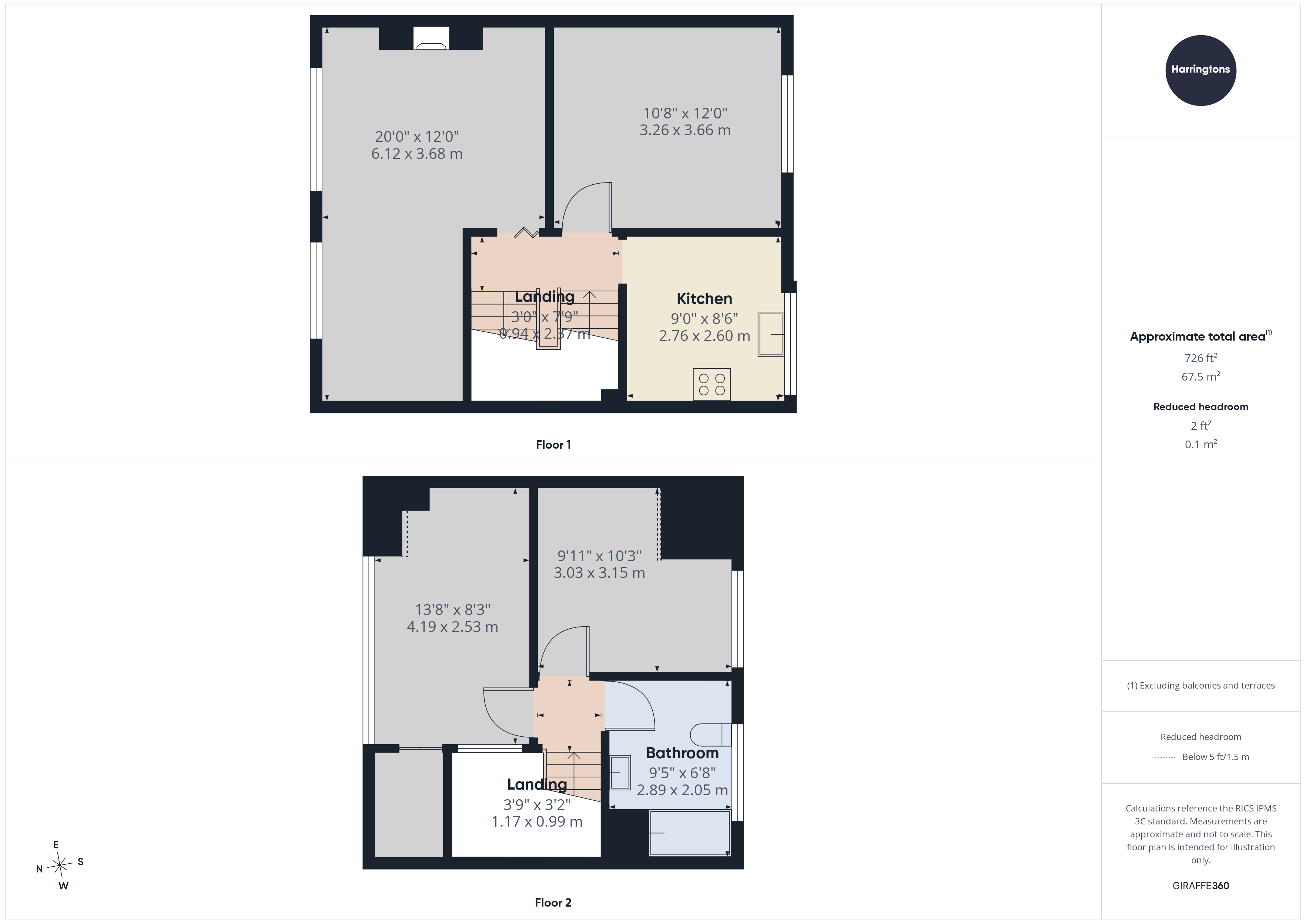 94, Northease Drive, Hove floorplan