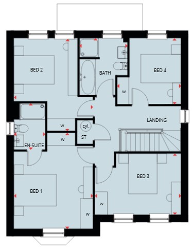 H932716, Broomfield Lane, Stocksbridge, Sheffield floorplan