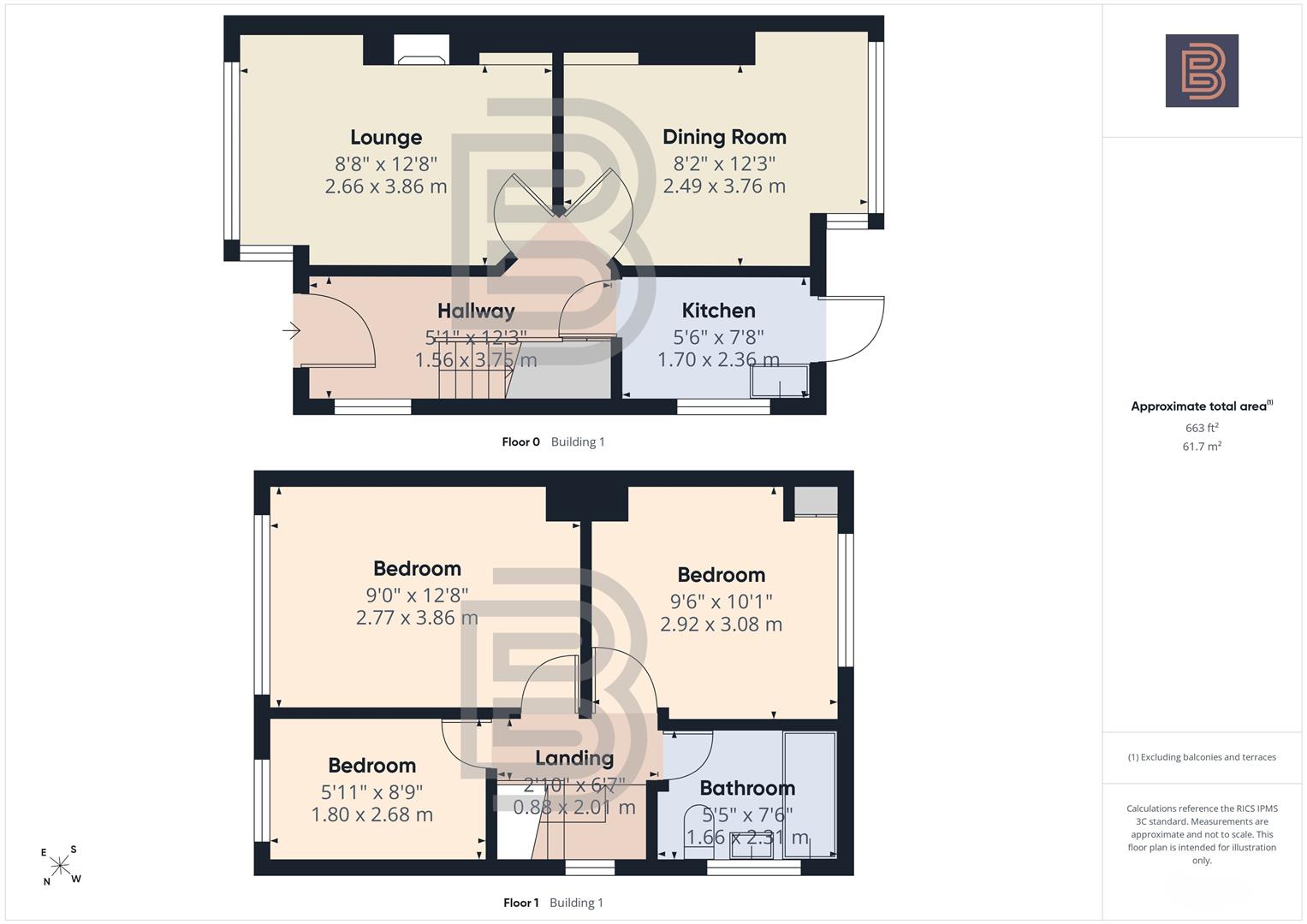 36, Oakfield Road, Rugby floorplan