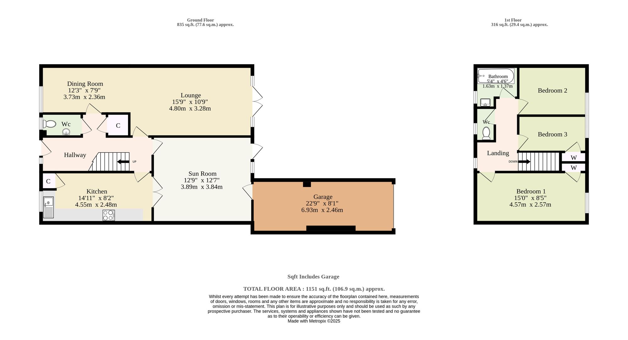 111 St. Johns Way, Thetford floorplan
