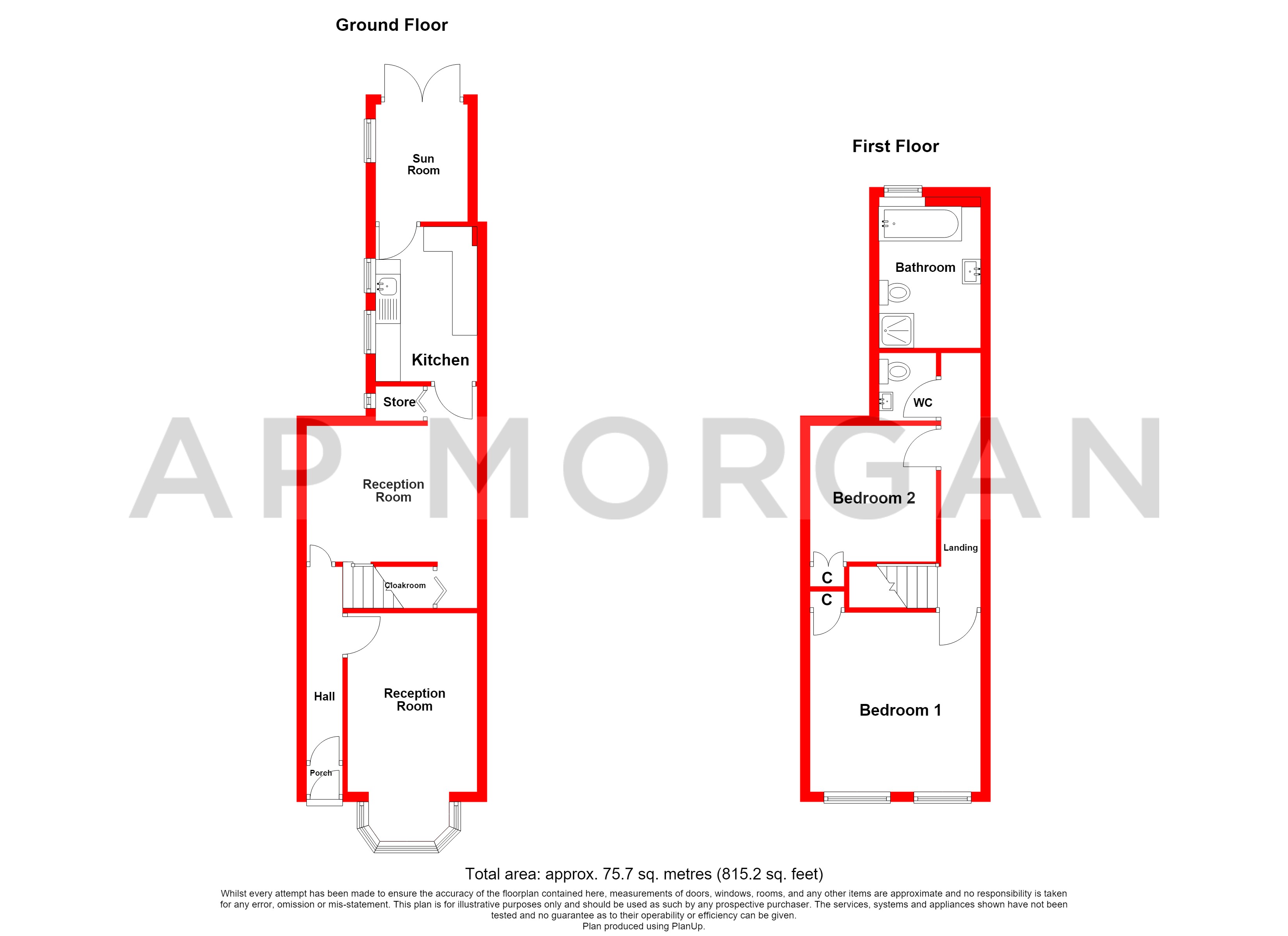 21, Brandon Road, Birmingham floorplan