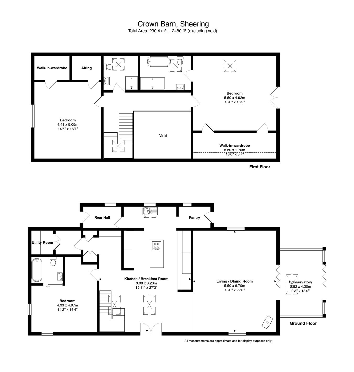 Crown Barn, The Street, Bishop's Stortford floorplan