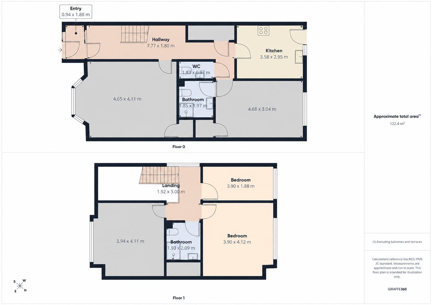 1A, Clifton Grove, Wallasey floorplan