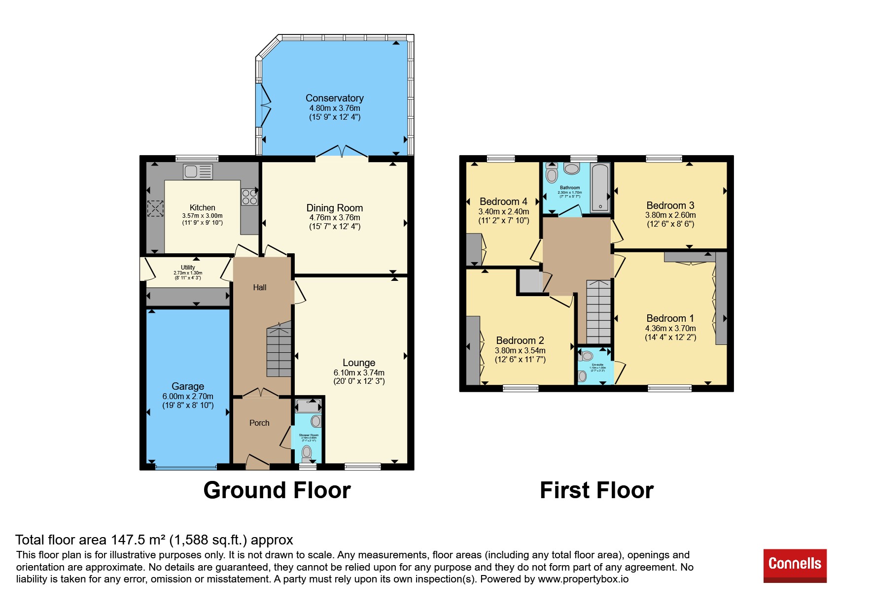 61, Chestnut Avenue, Billericay floorplan