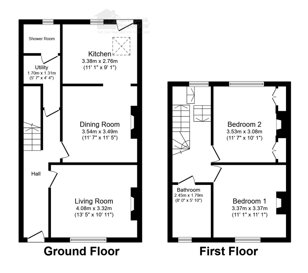 81, Monmouth Road, Dorchester floorplan