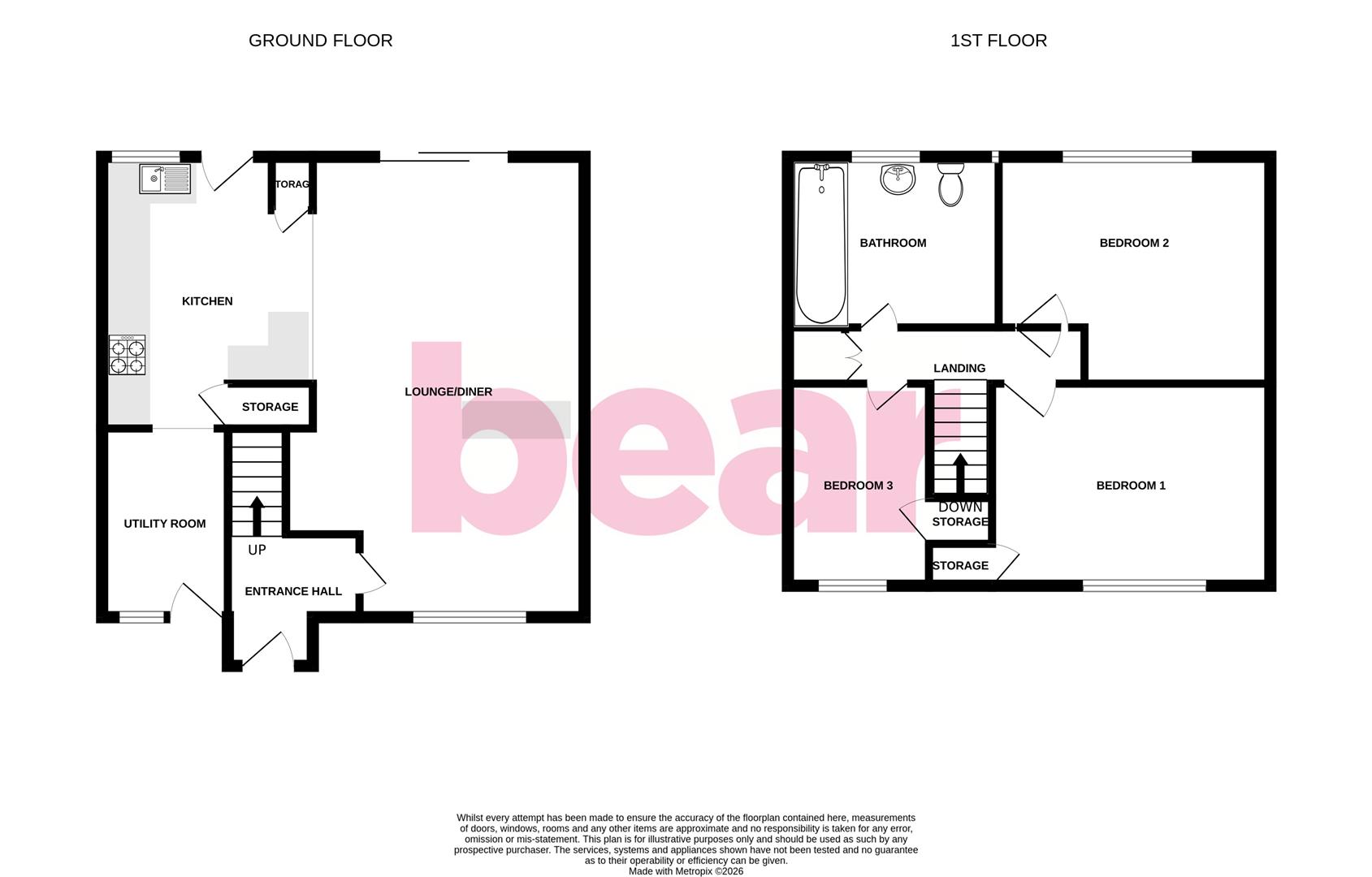 53, Woodburn Close, Benfleet floorplan