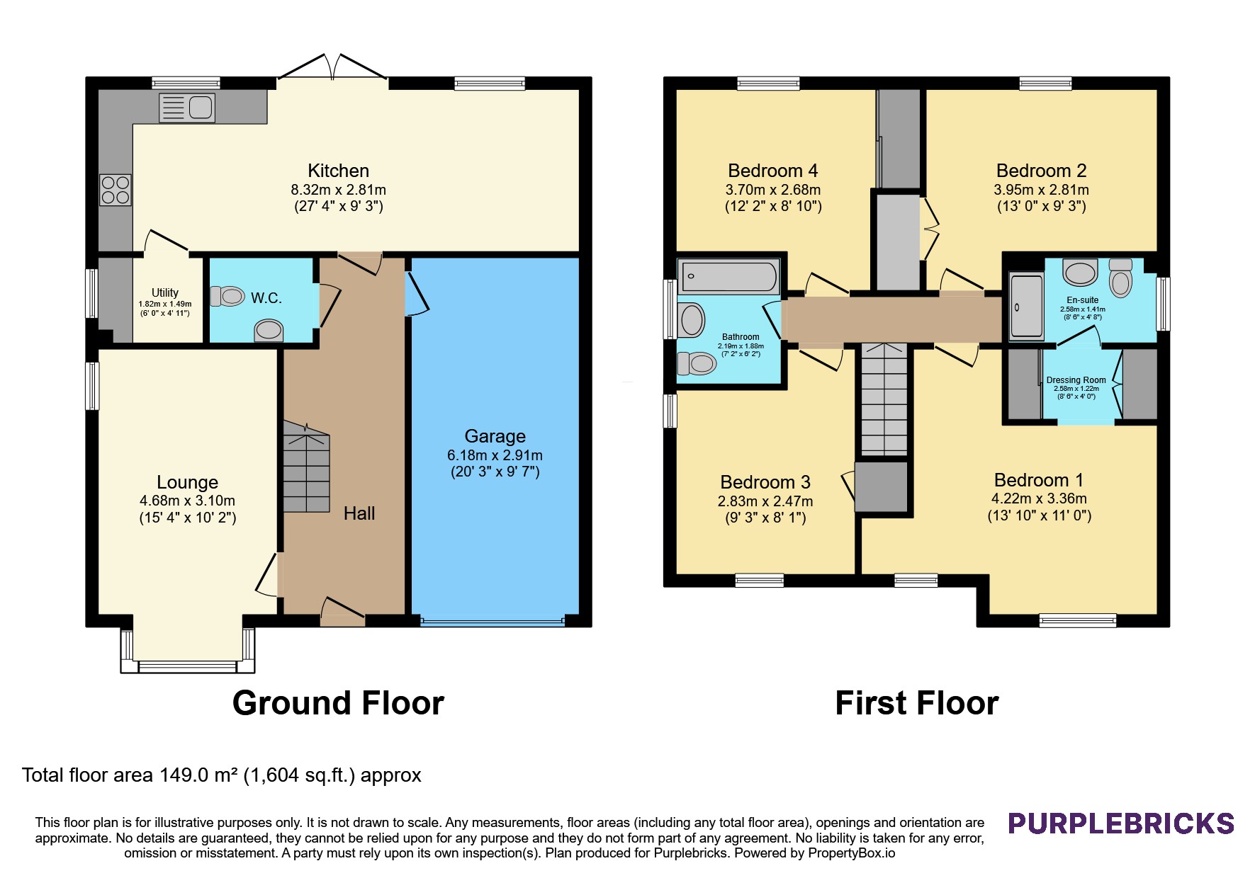 144, Grayling Way, Ryton floorplan