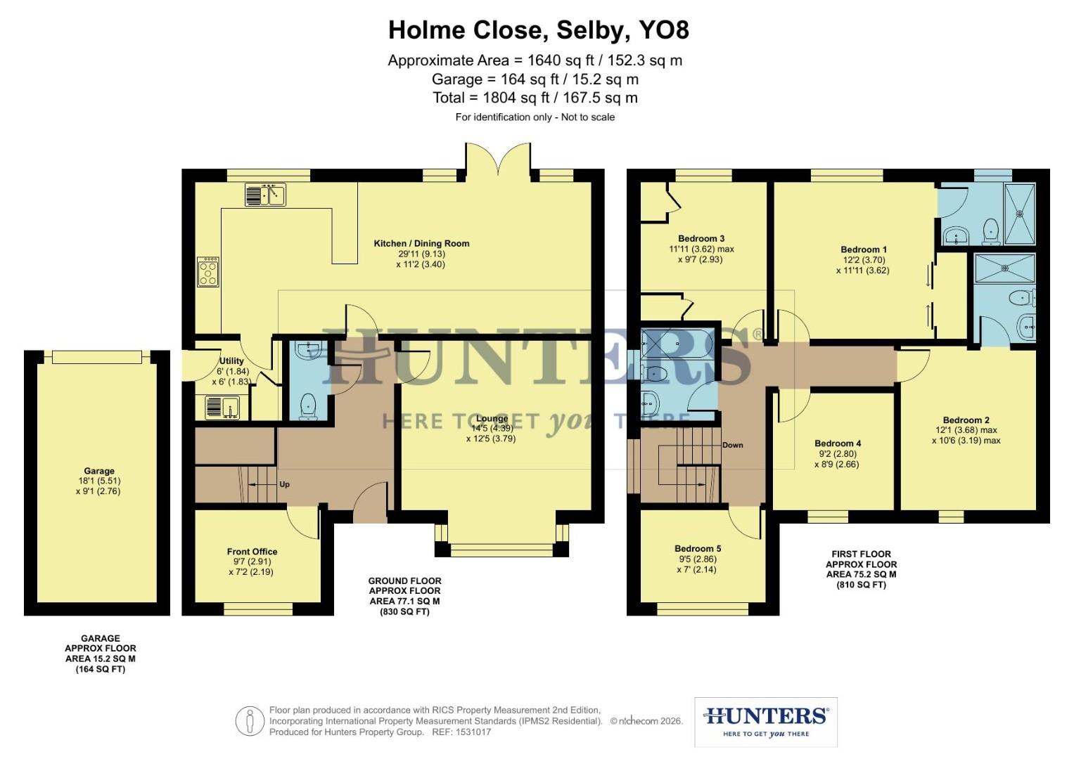 Holme Close, Selby floorplan