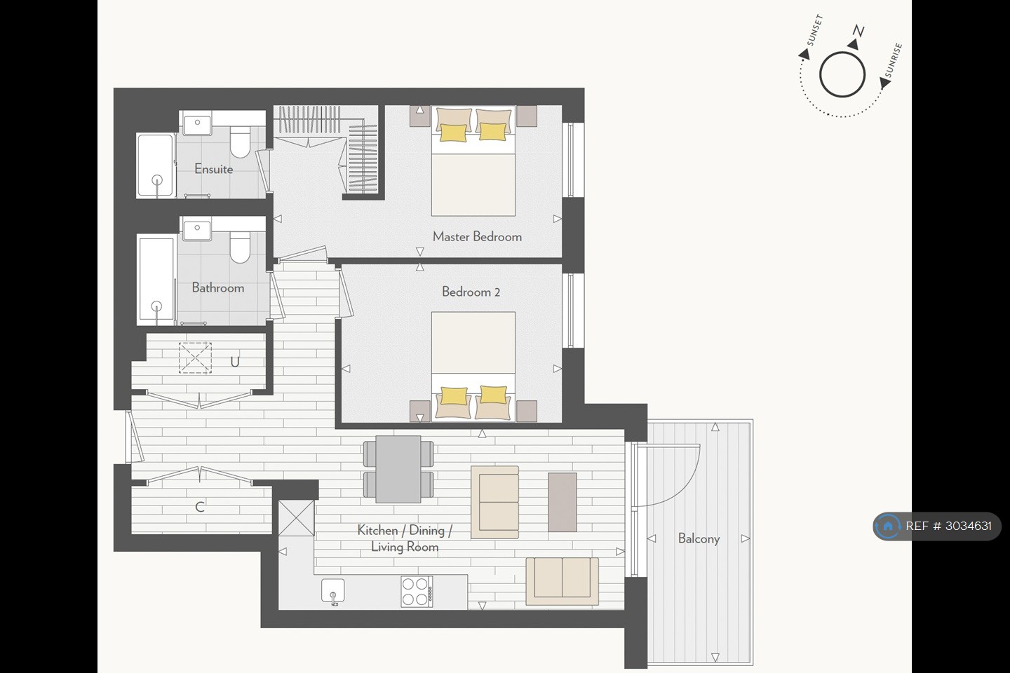 Lavey House, Belgrave Road, Wembley floorplan