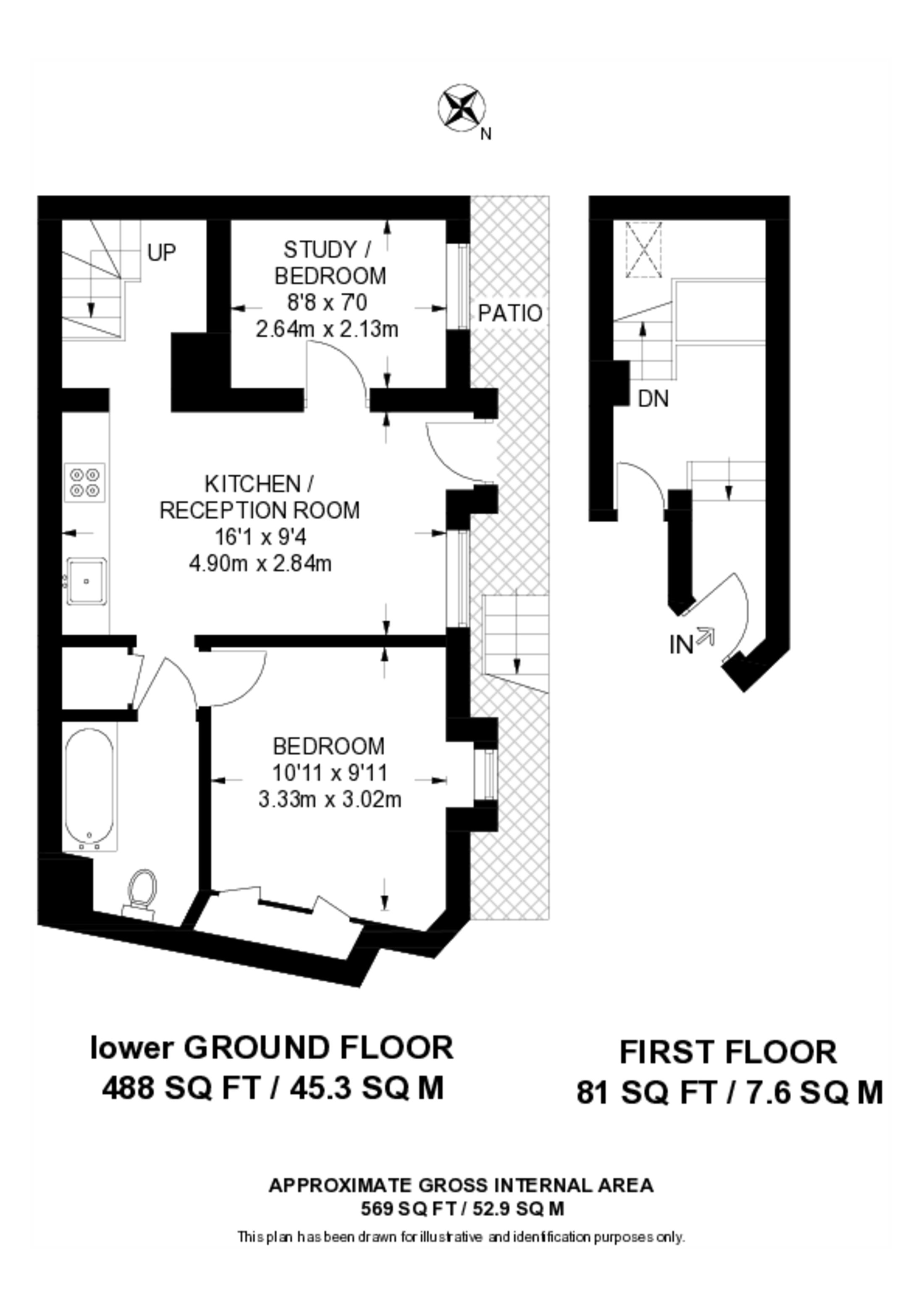 Kings Cross Road, King's Cross floorplan