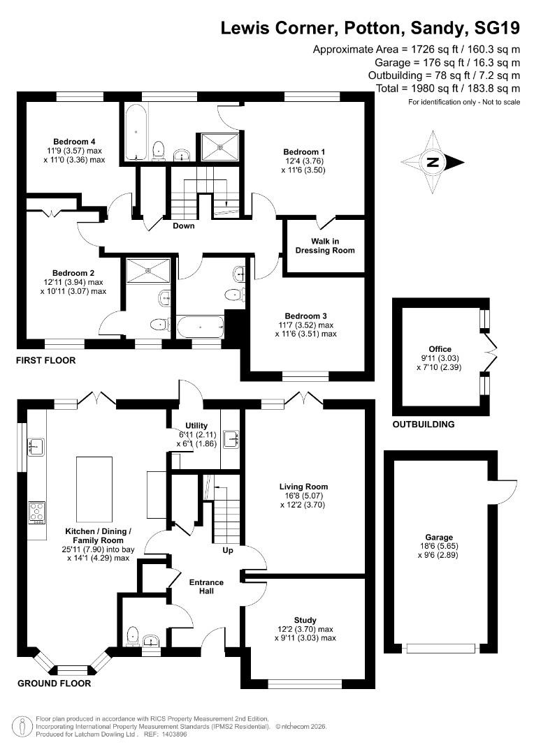 7, Lewis Corner, Potton floorplan