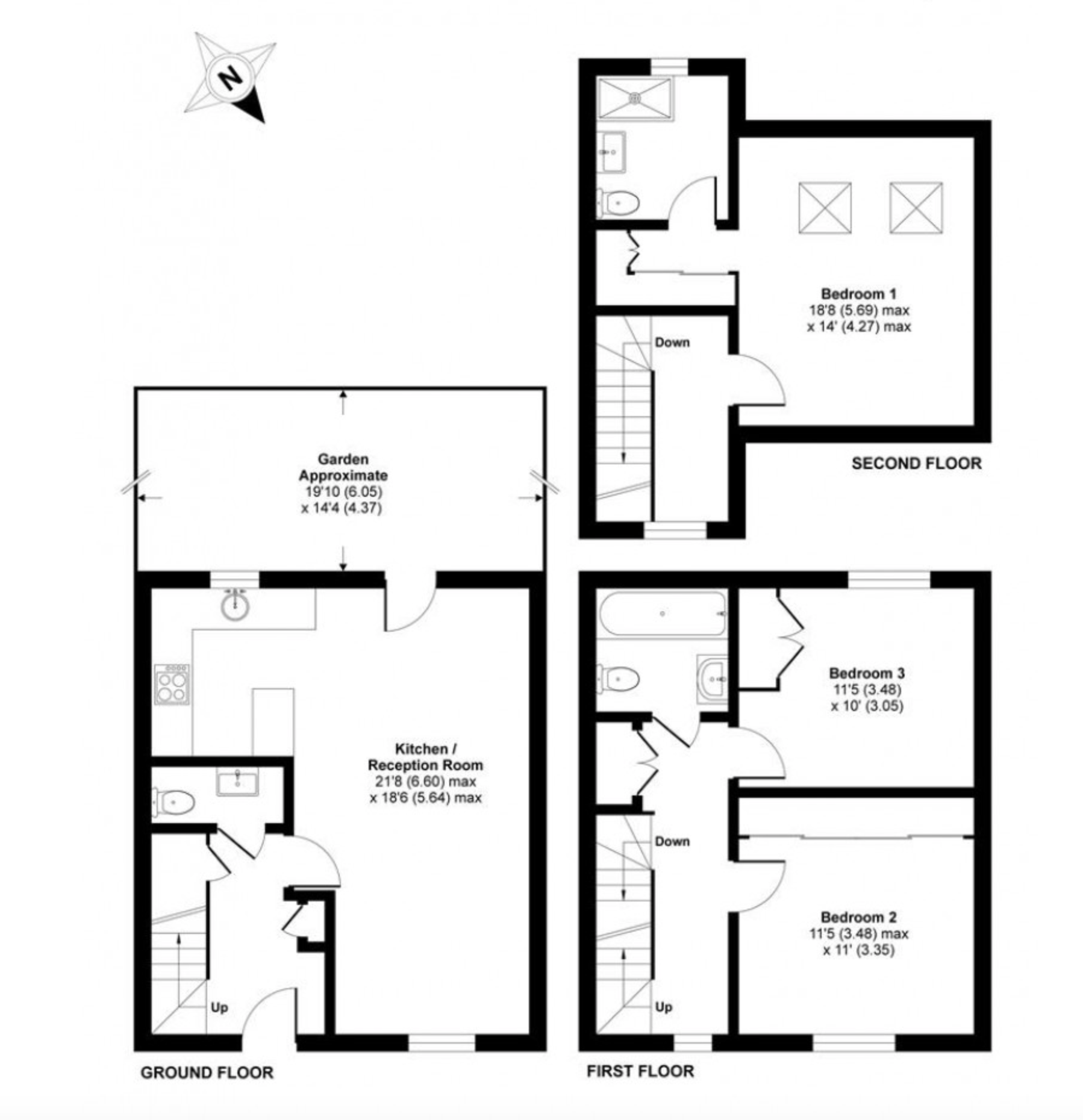 Otley Terrace, London floorplan
