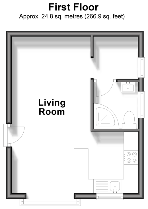 Holly Drive, Waterlooville, Hampshire PO7, studio for sale 66039645