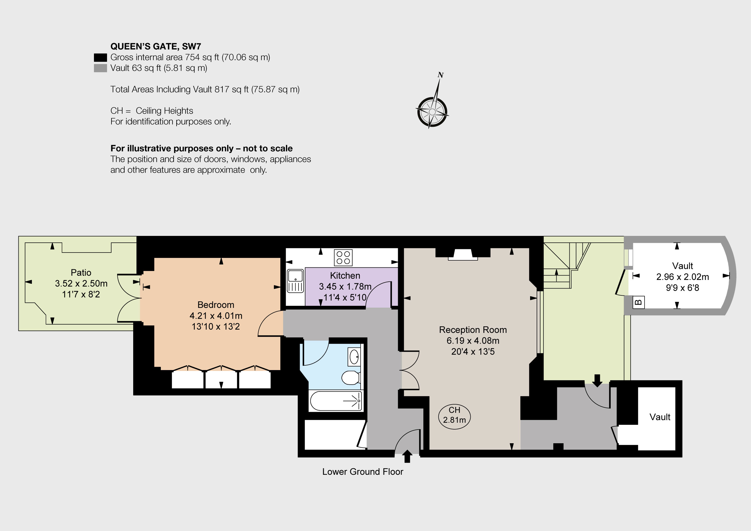 1 Bedrooms Flat to rent in Queen's Gate, London SW7