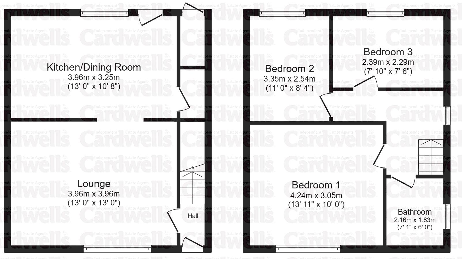 11, North Way, Bolton floorplan