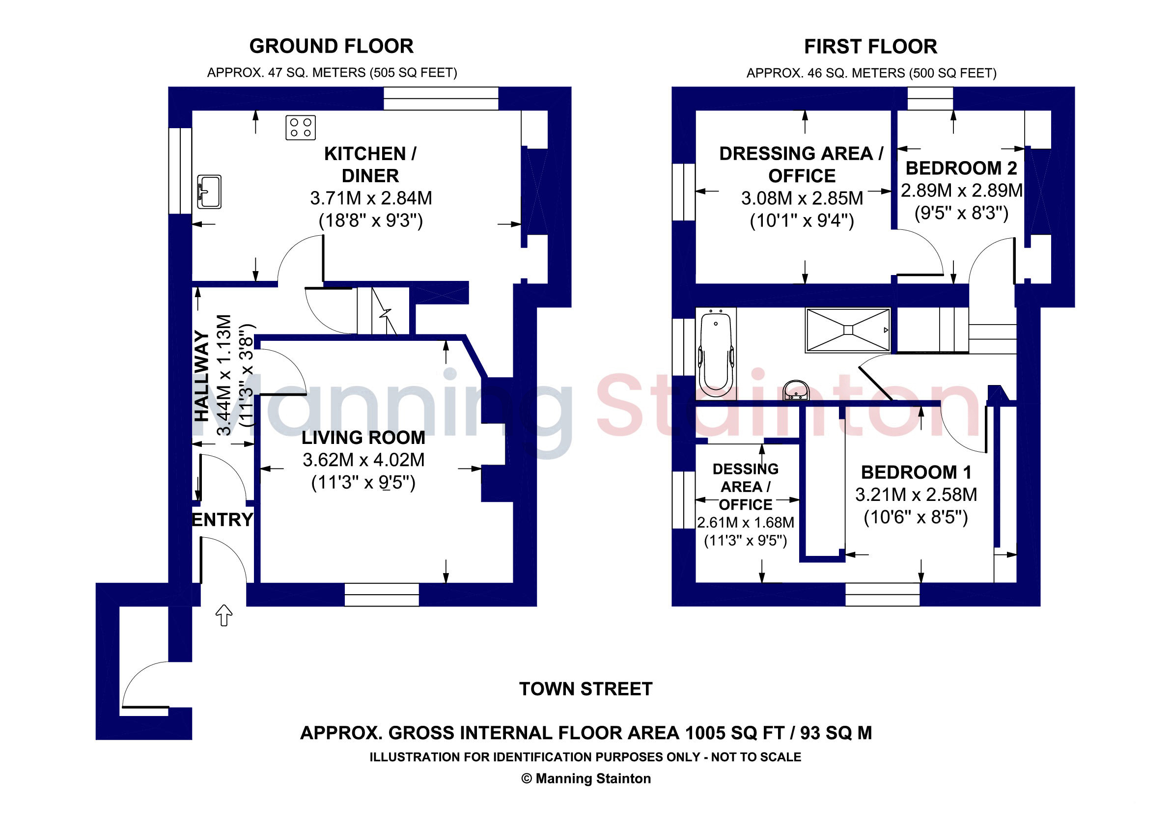 150, Town Street, Leeds floorplan