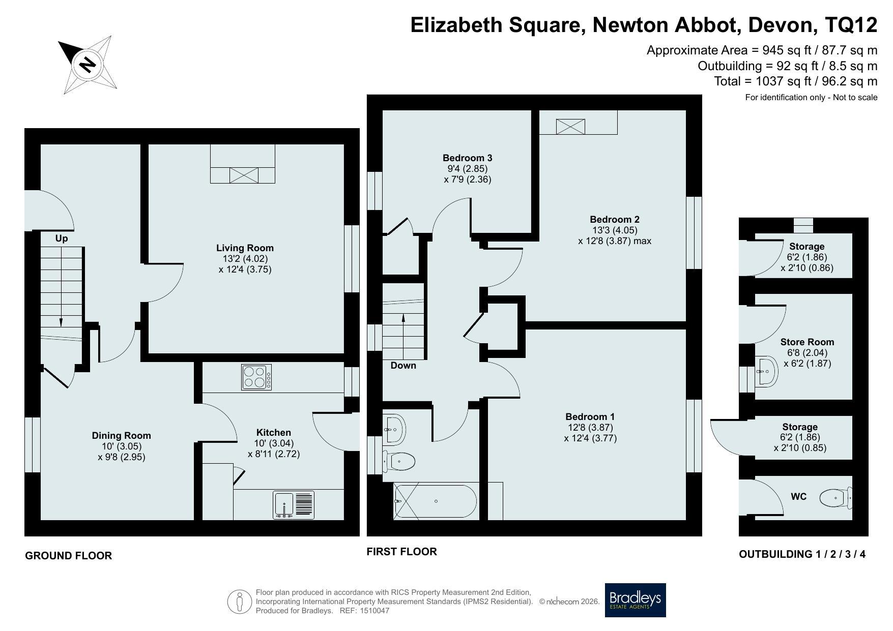 8, Elizabeth Square, Devon floorplan