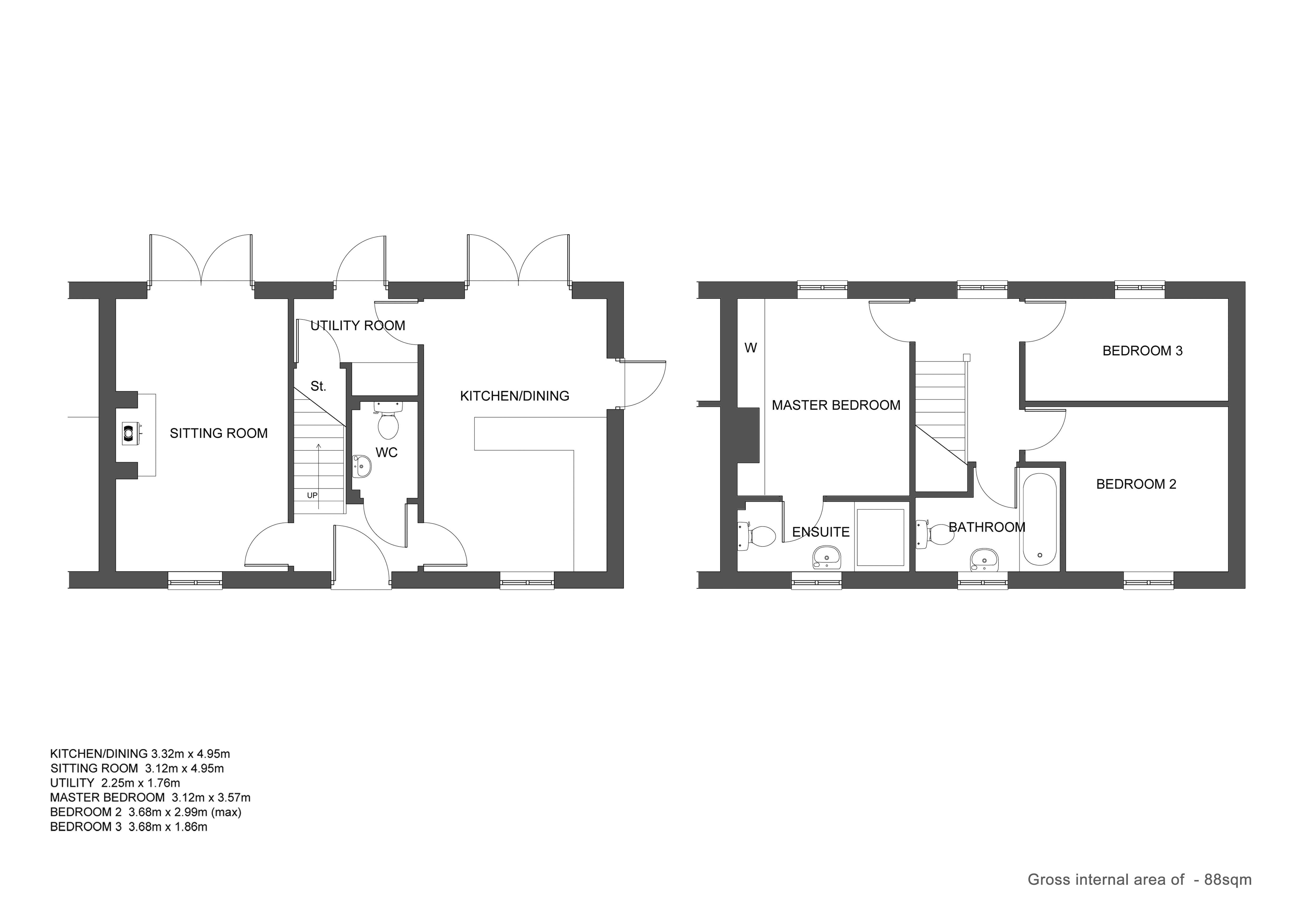 3 Bedrooms Terraced house to rent in William Ball Drive, Horsehay, Telford TF4