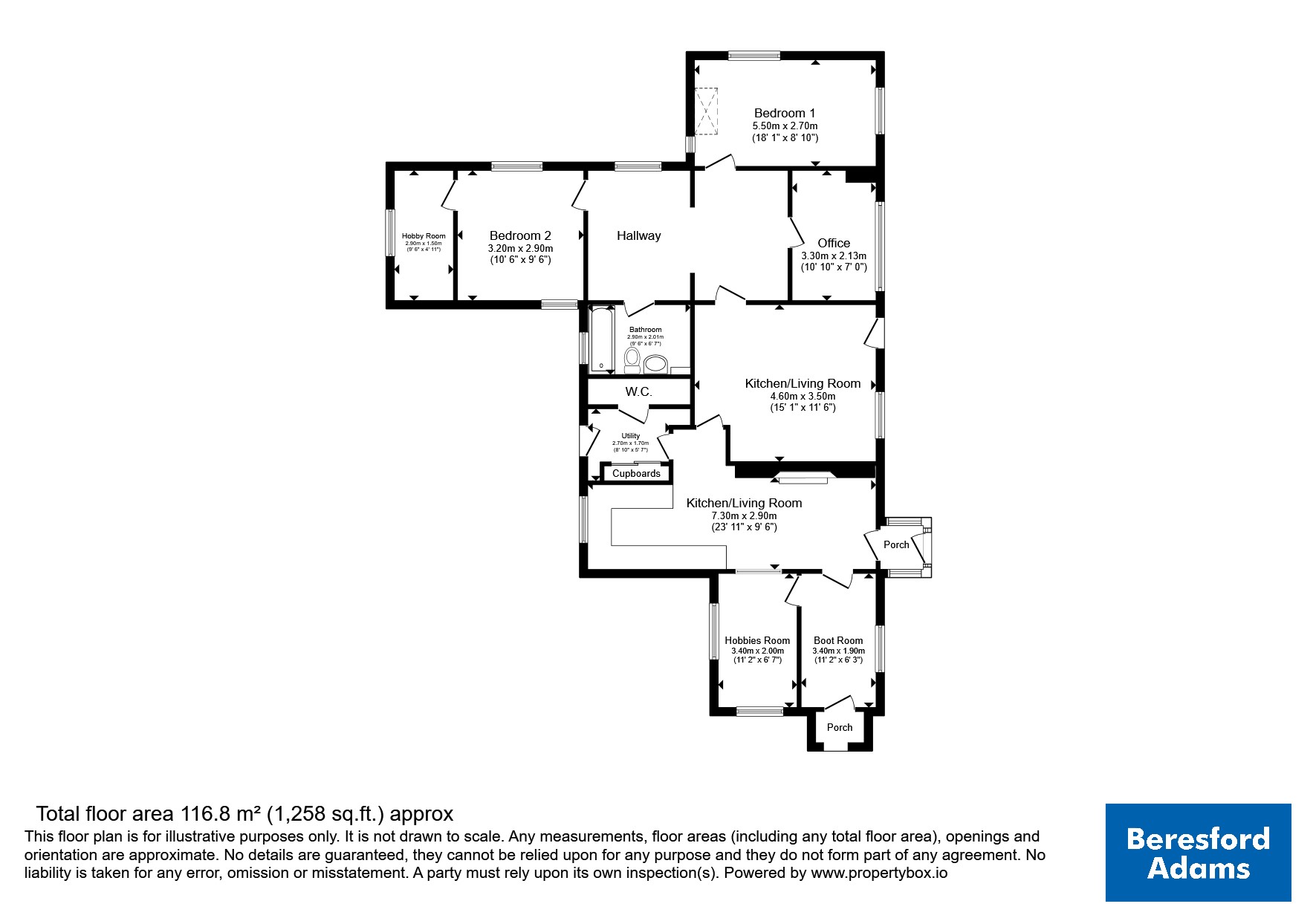 Appi Forum,, Groeslon, Gwynedd floorplan