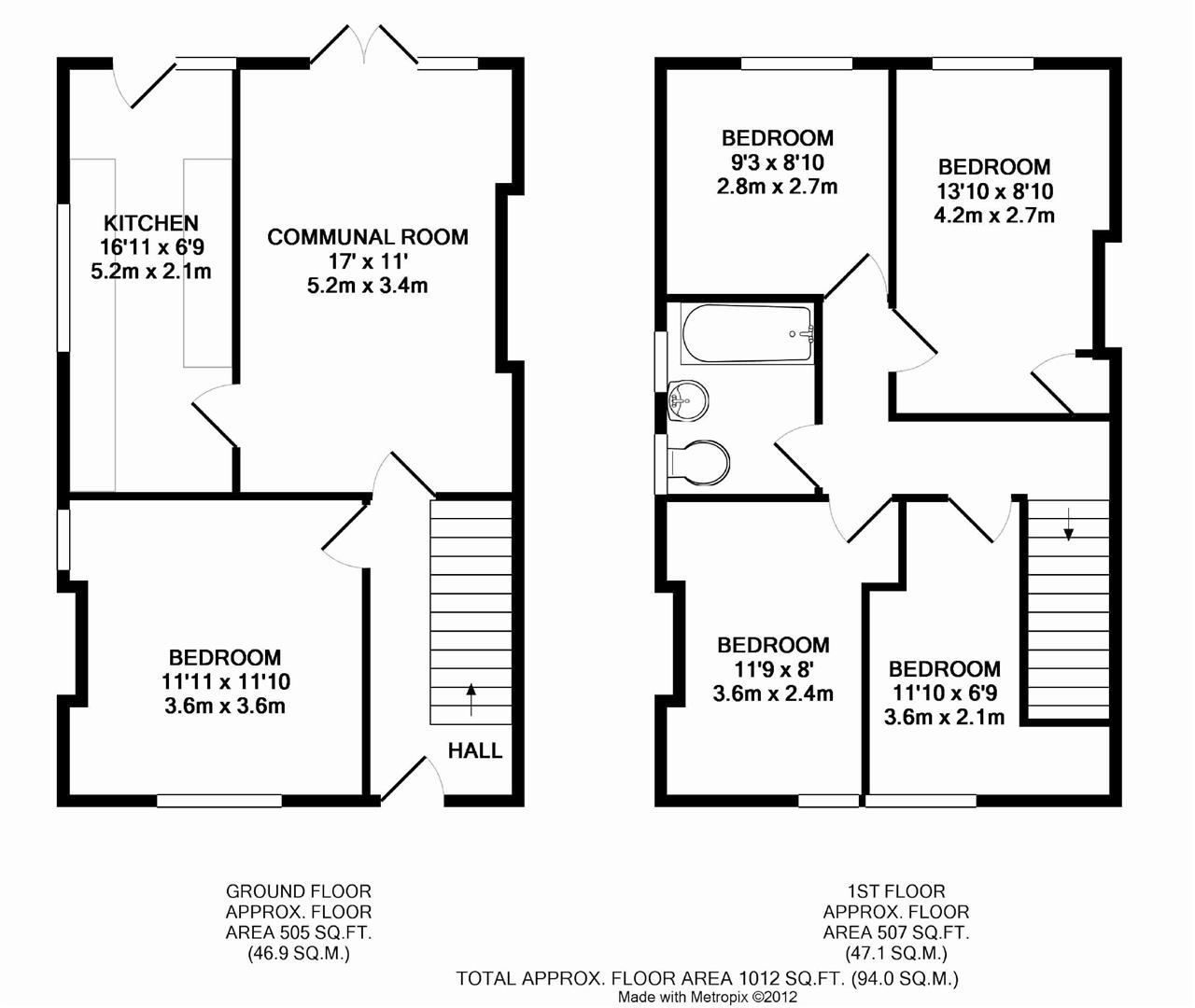 5 Bedrooms  to rent in Third Avenue, Tang Hall, York YO31