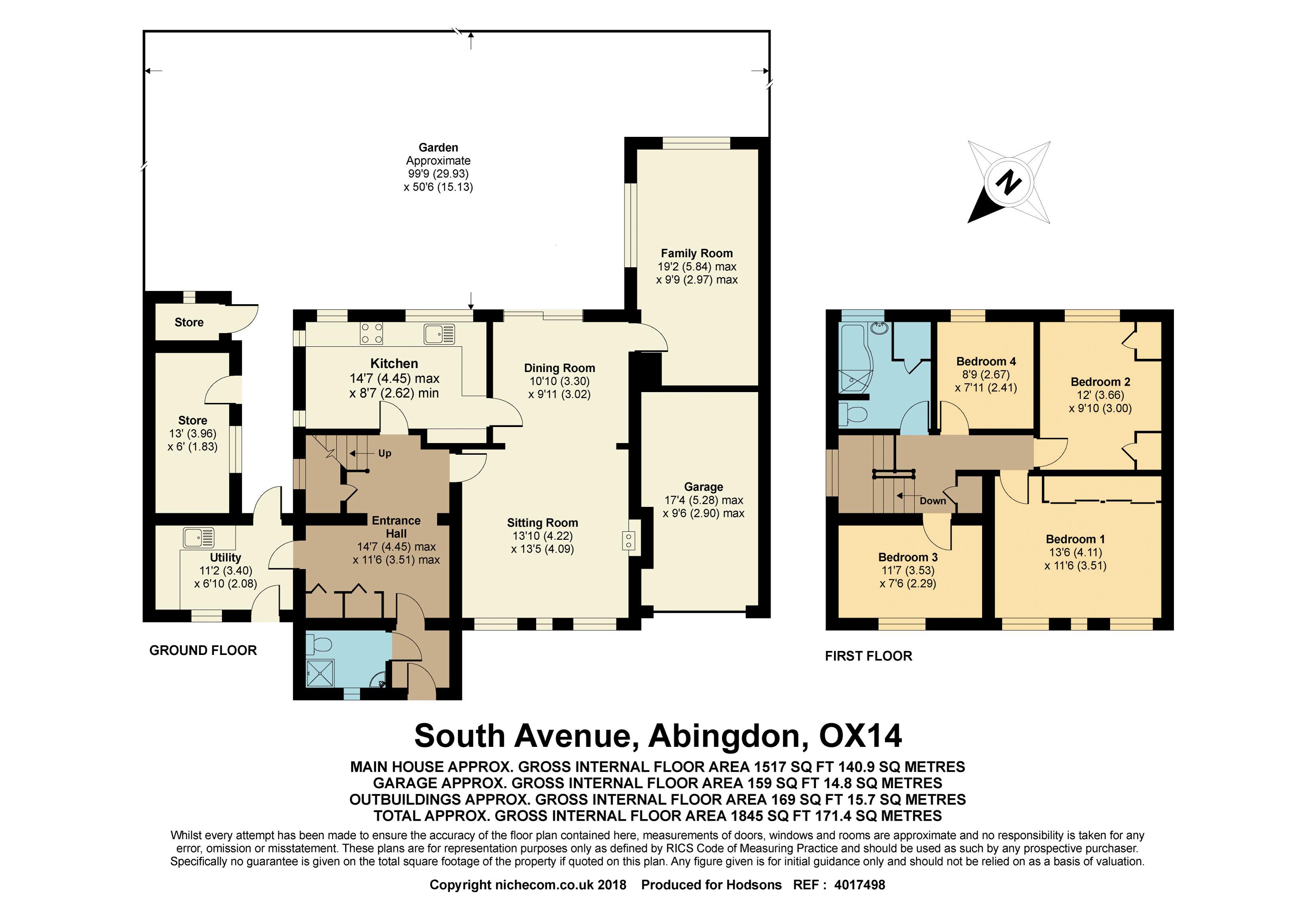 4 Bedrooms Detached house for sale in South Avenue, Abingdon OX14
