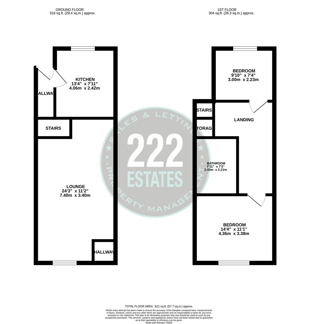 36, Algernon Street, Warrington floorplan