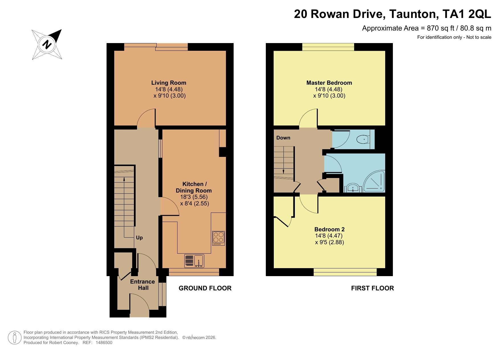 20 Rowan Drive, Taunton floorplan