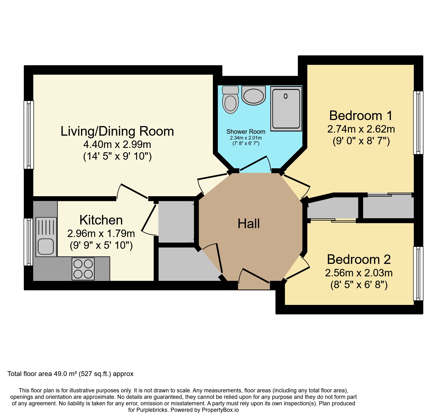 135, Glasgow Road, Glasgow G811QL floorplan