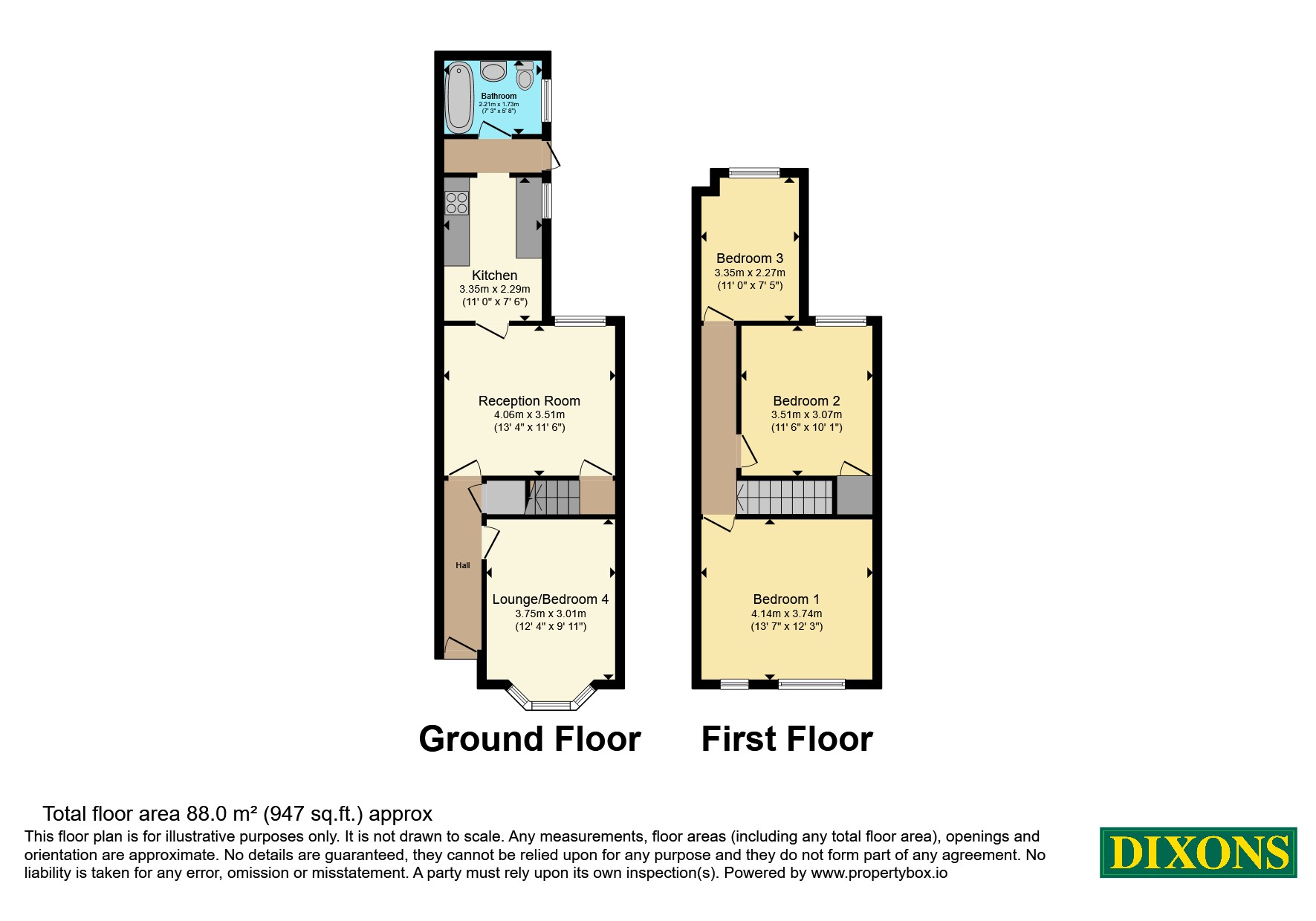 284, Hordern Road, West Midlands floorplan