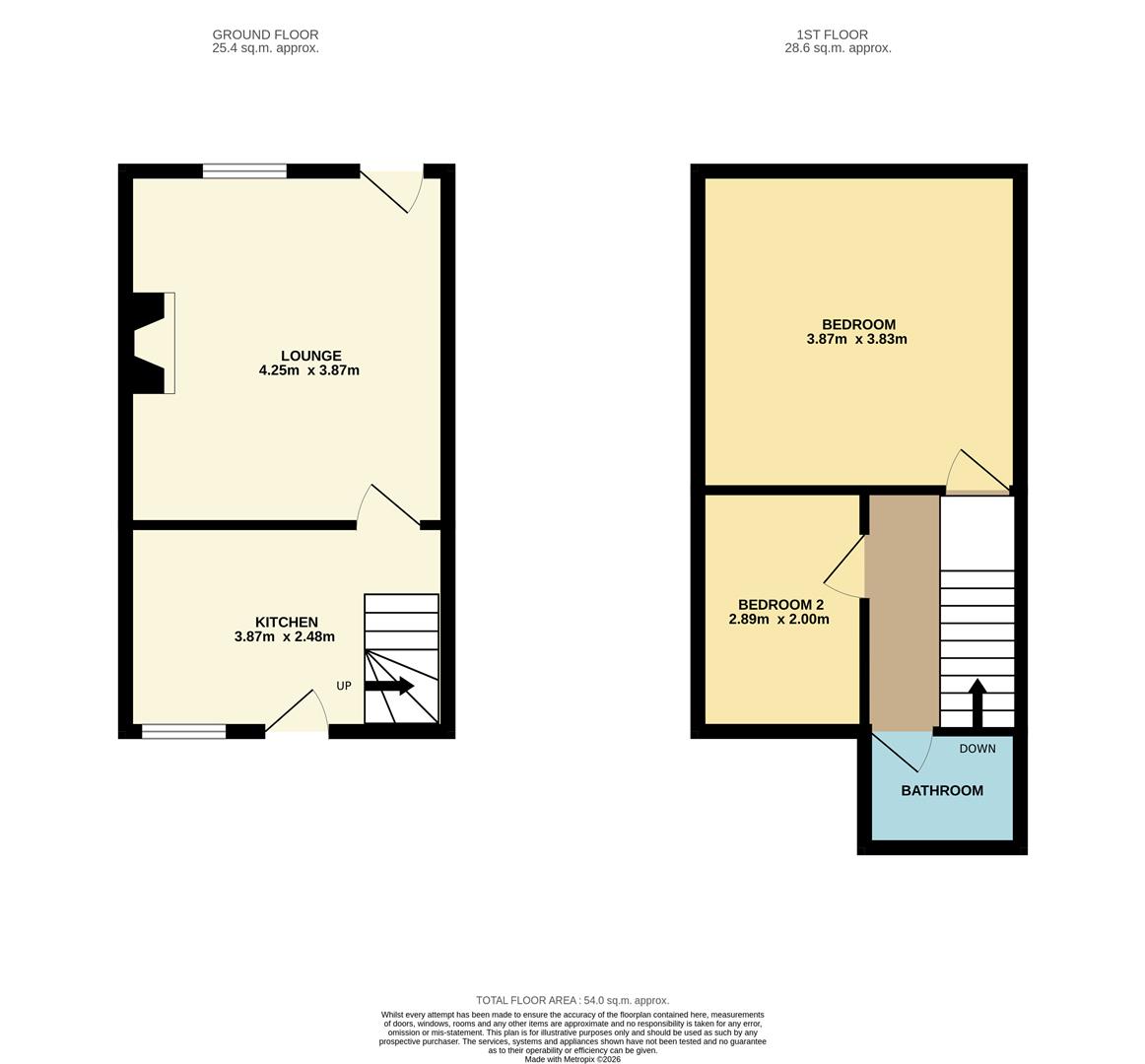 66, Old Mill Lane, Barnsley floorplan
