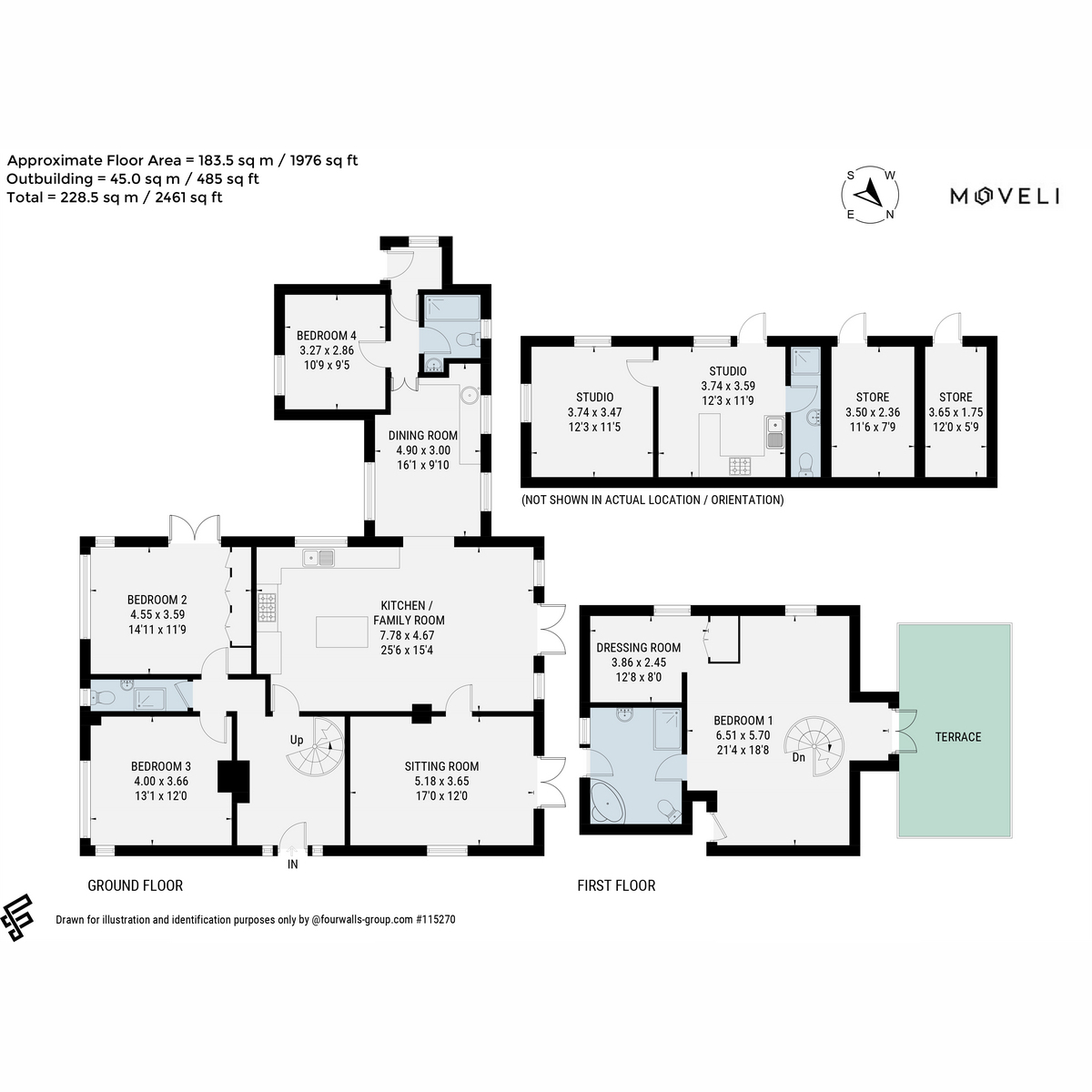 The Oaks, Stane Street, Pulborough floorplan