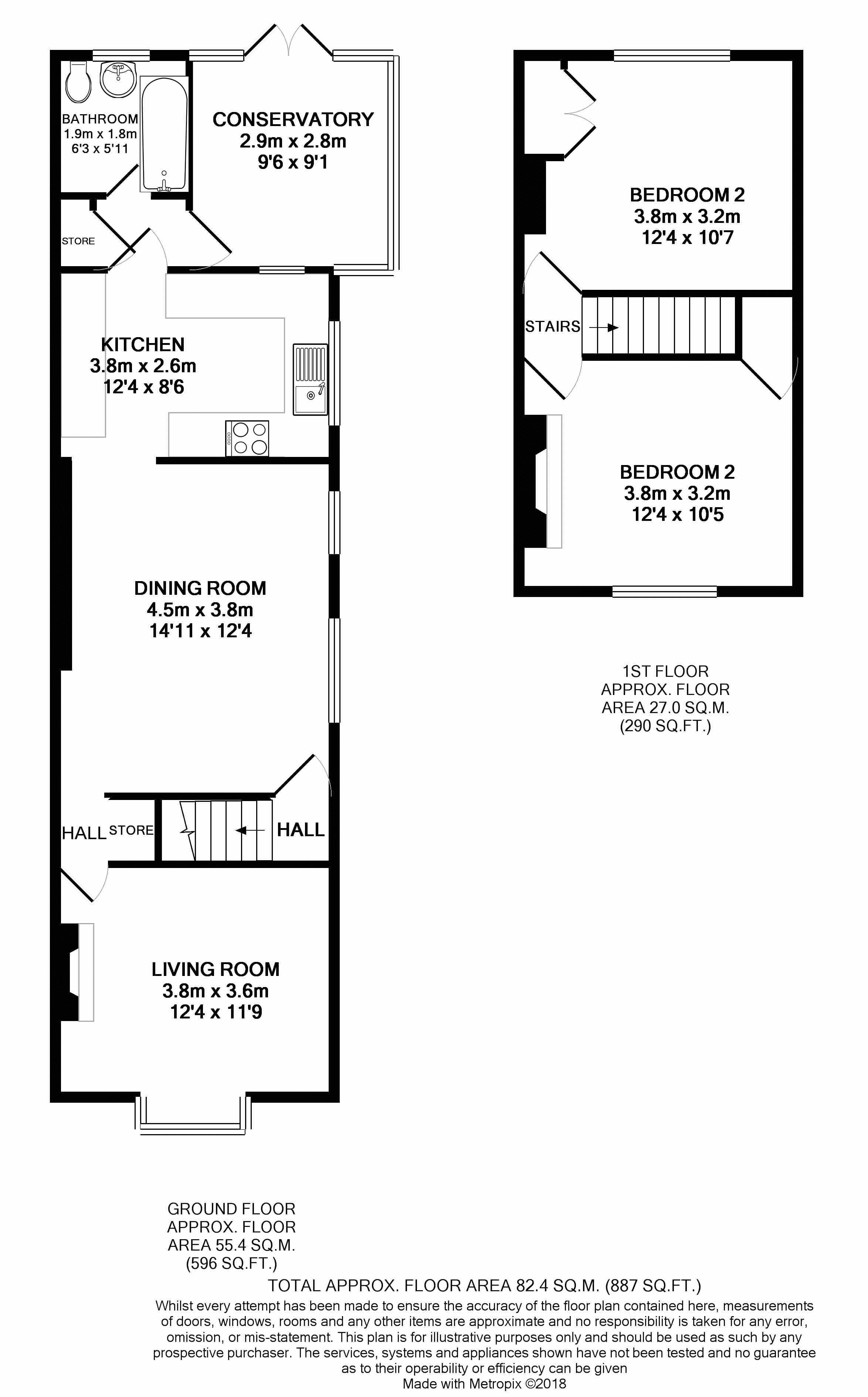 2 Bedrooms Semi-detached house for sale in Alfold Road, Cranleigh GU6