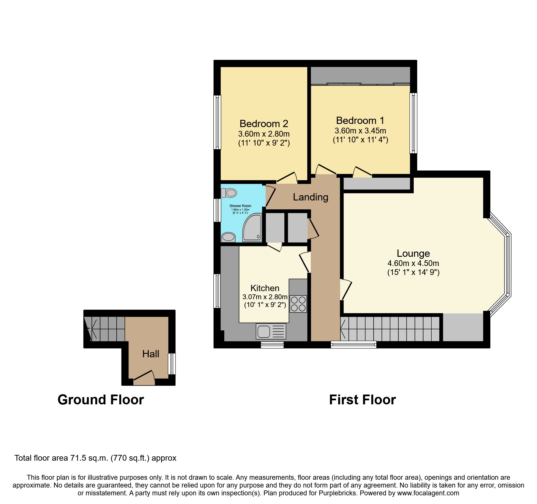 307, Micklefield Road, High Wycombe floorplan