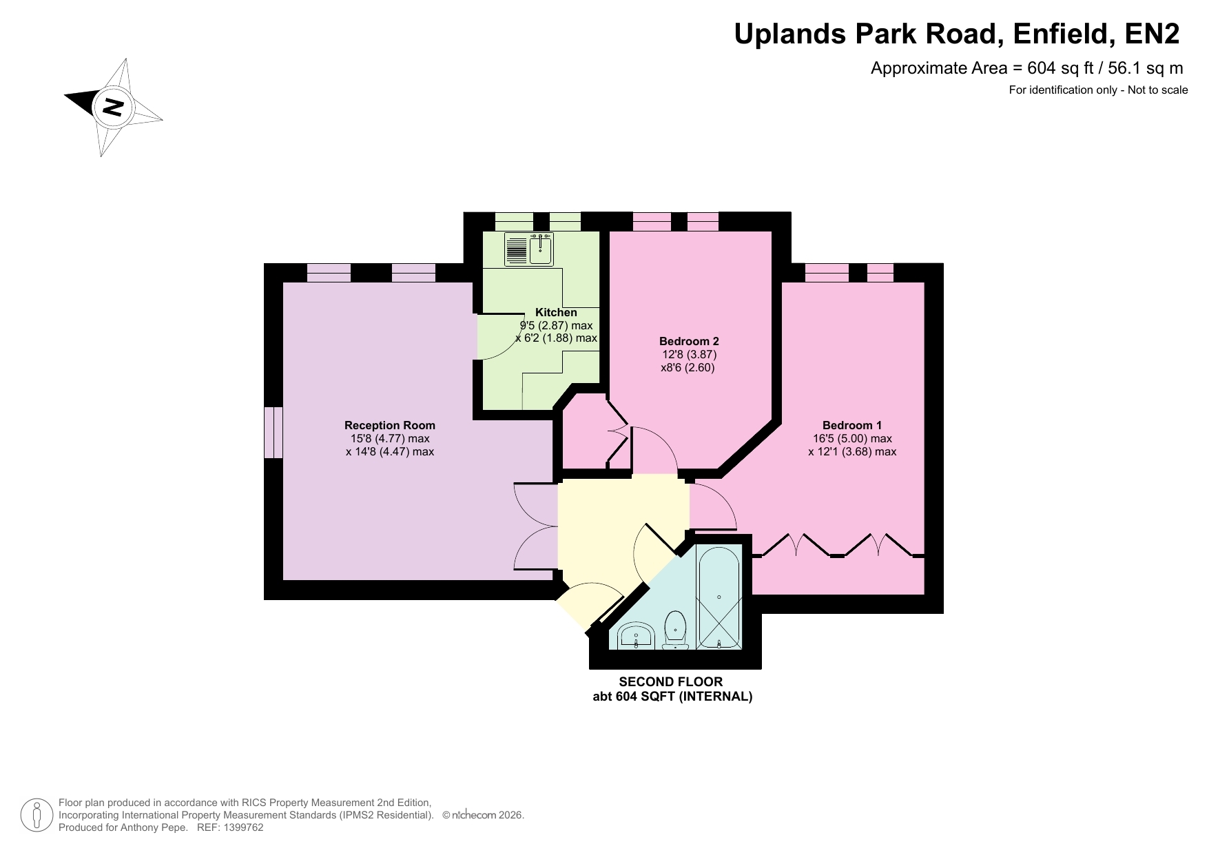 5, Milne Court, Enfield floorplan