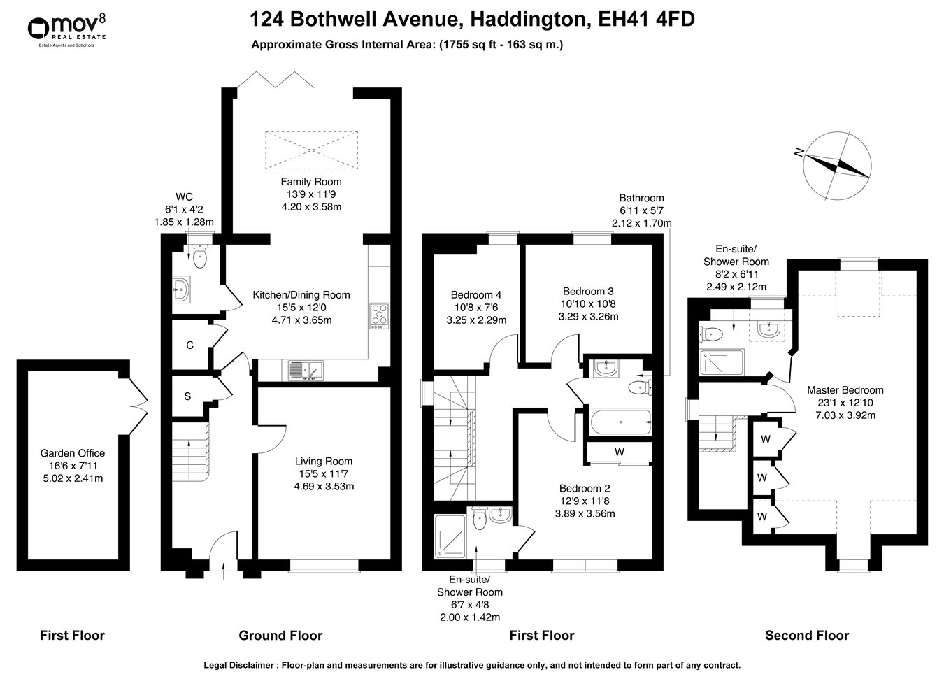 124, Bothwell Avenue, Haddington floorplan