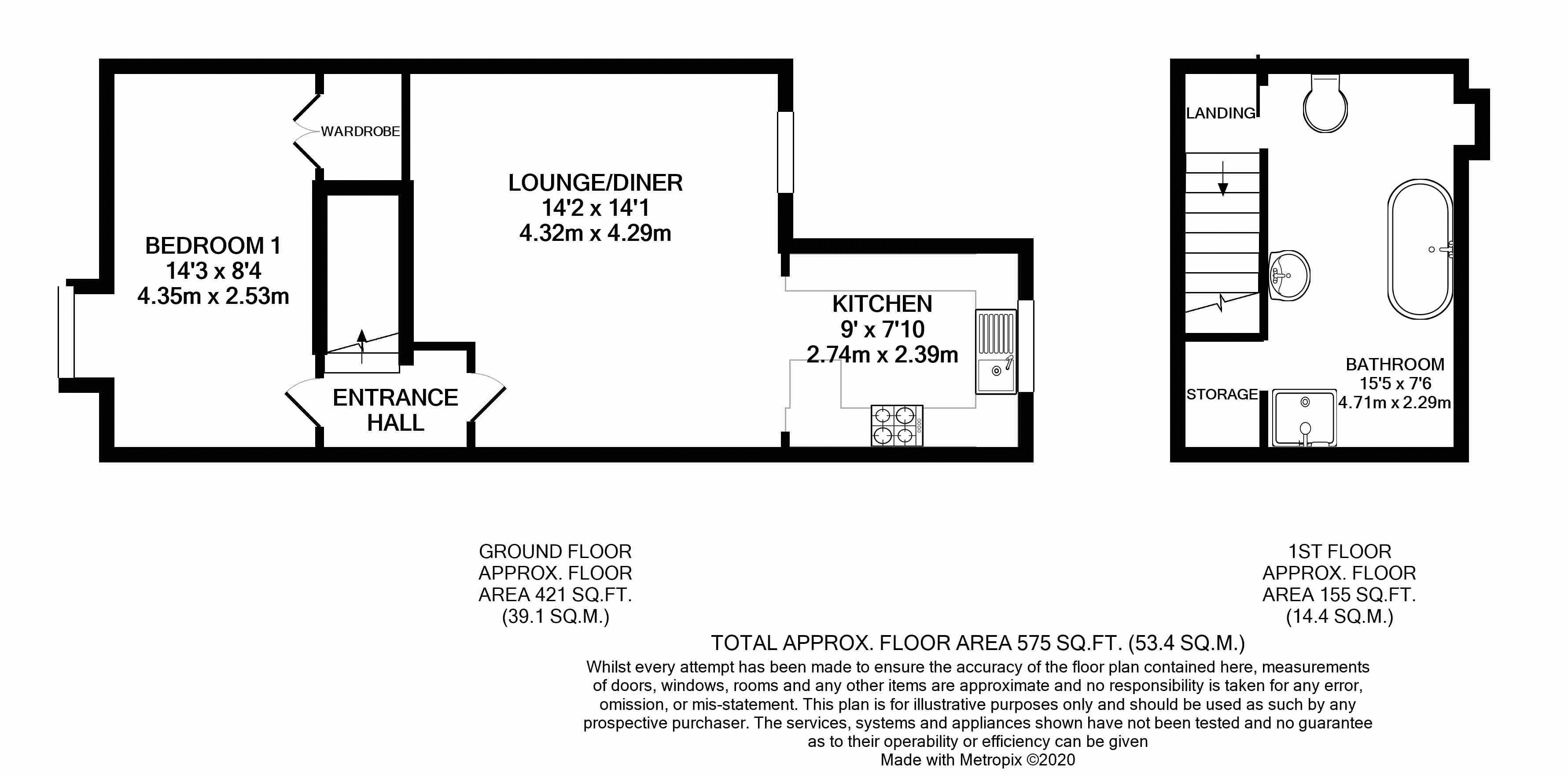 Totteridge Avenue, High HP13, 1 bedroom flat for sale